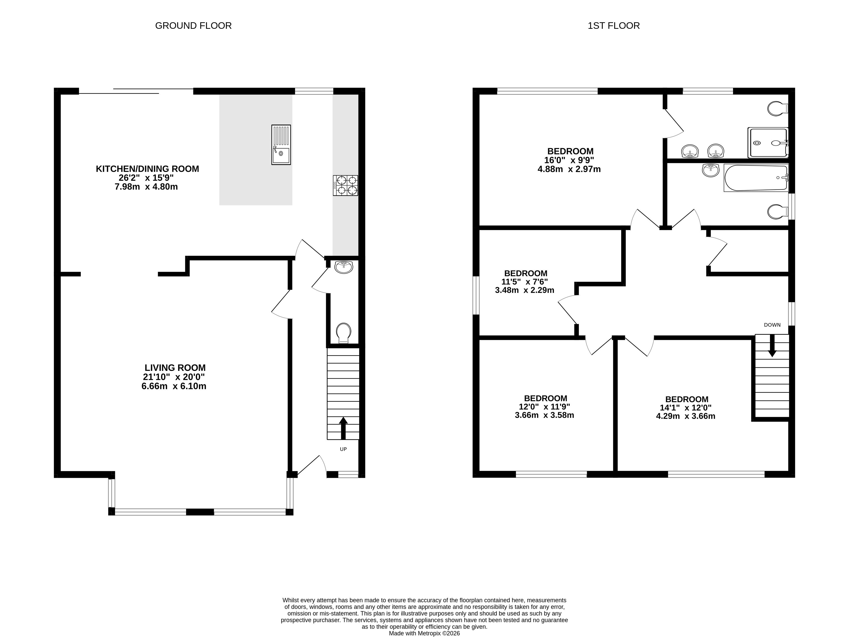 102, Ash Church Road, Ash floorplan