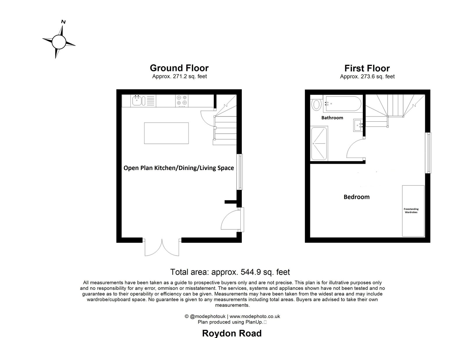 1a, Roydon Road, Stansted Abbotts floorplan