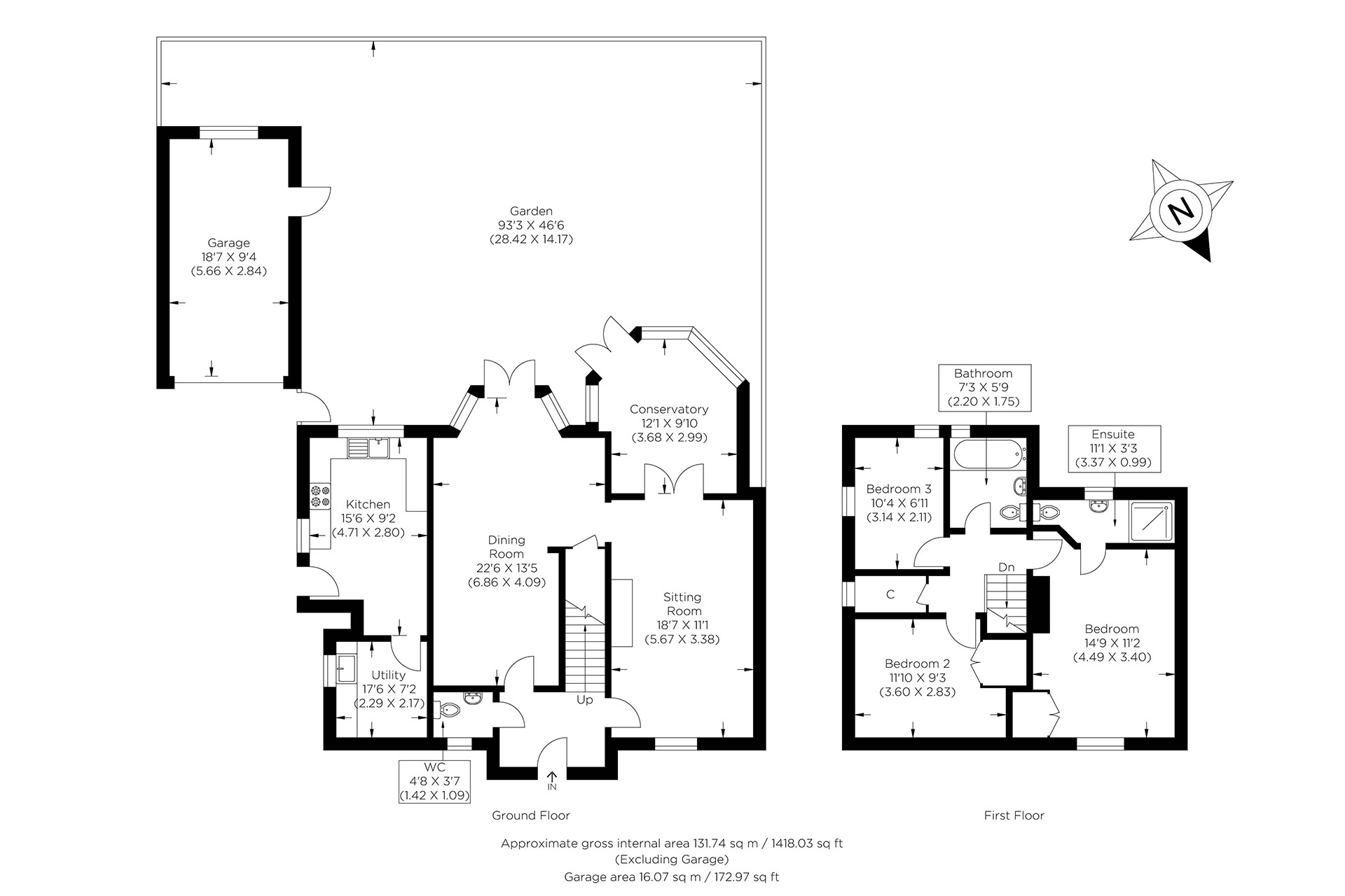 6 Meadow Green, Welwyn Garden City, Hertfordshire floorplan