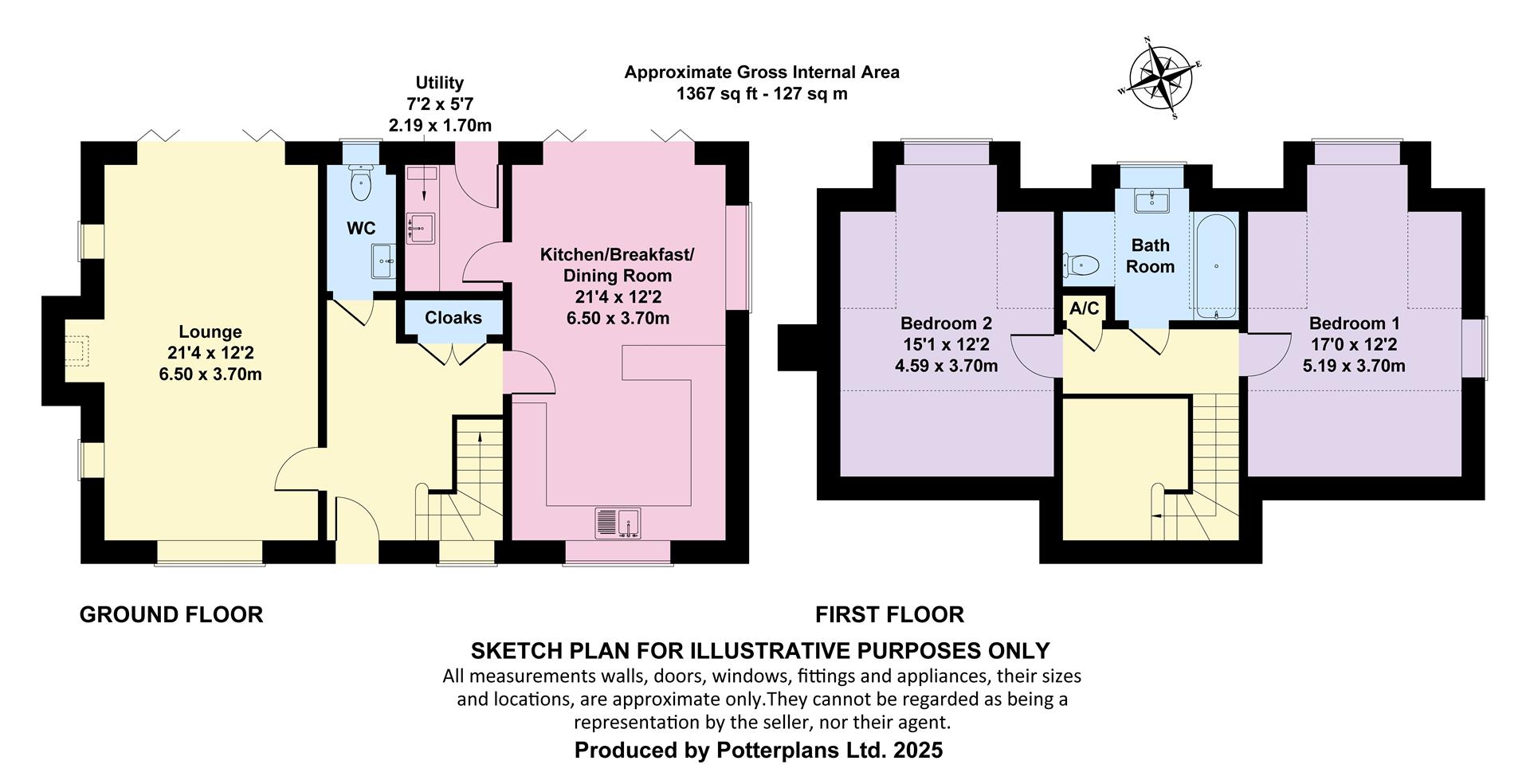 Eastlea, Ningwood Hill, Yarmouth floorplan