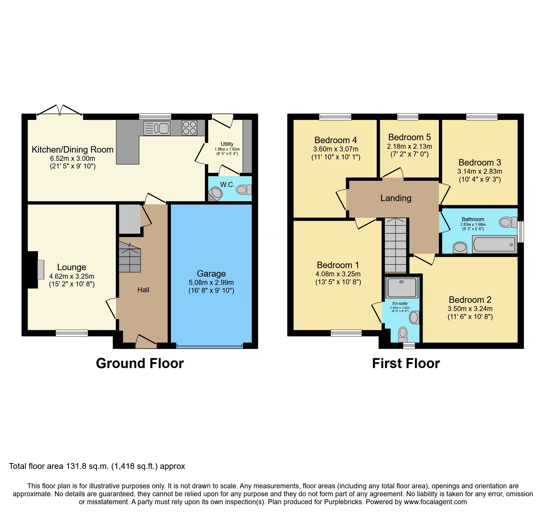 62, Lewis Crescent, Nottingham floorplan