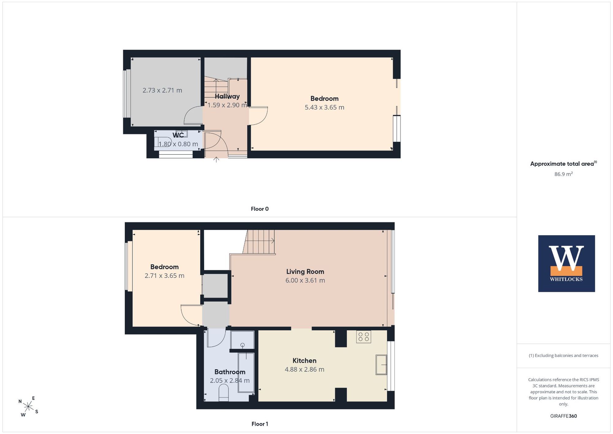 6 Webb Close, Bognor Regis floorplan