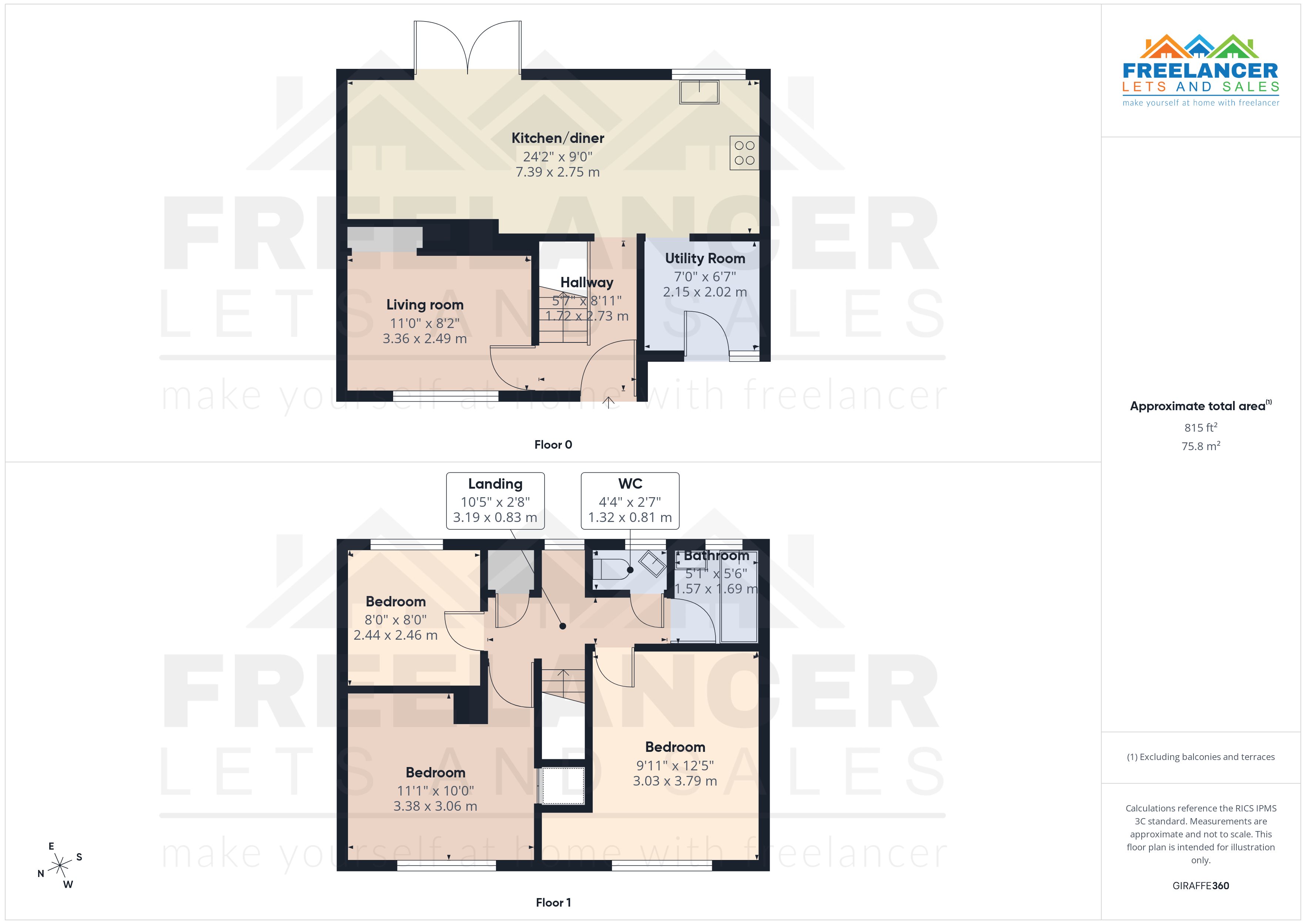 3, Central Way, Cwmbran floorplan