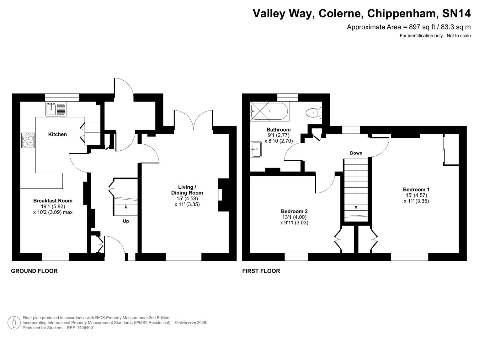36, Valley Way, Colerne floorplan