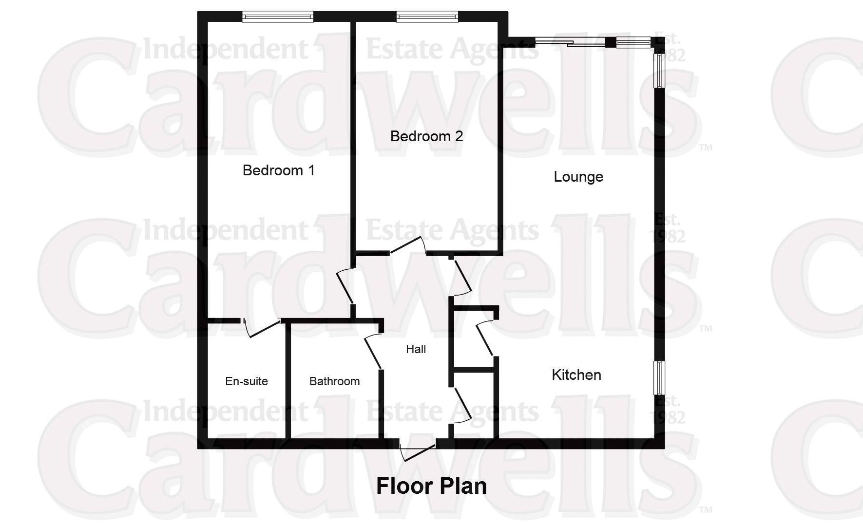 Apartment 3 The Brook Building, Deakins Mill Way, Bolton floorplan