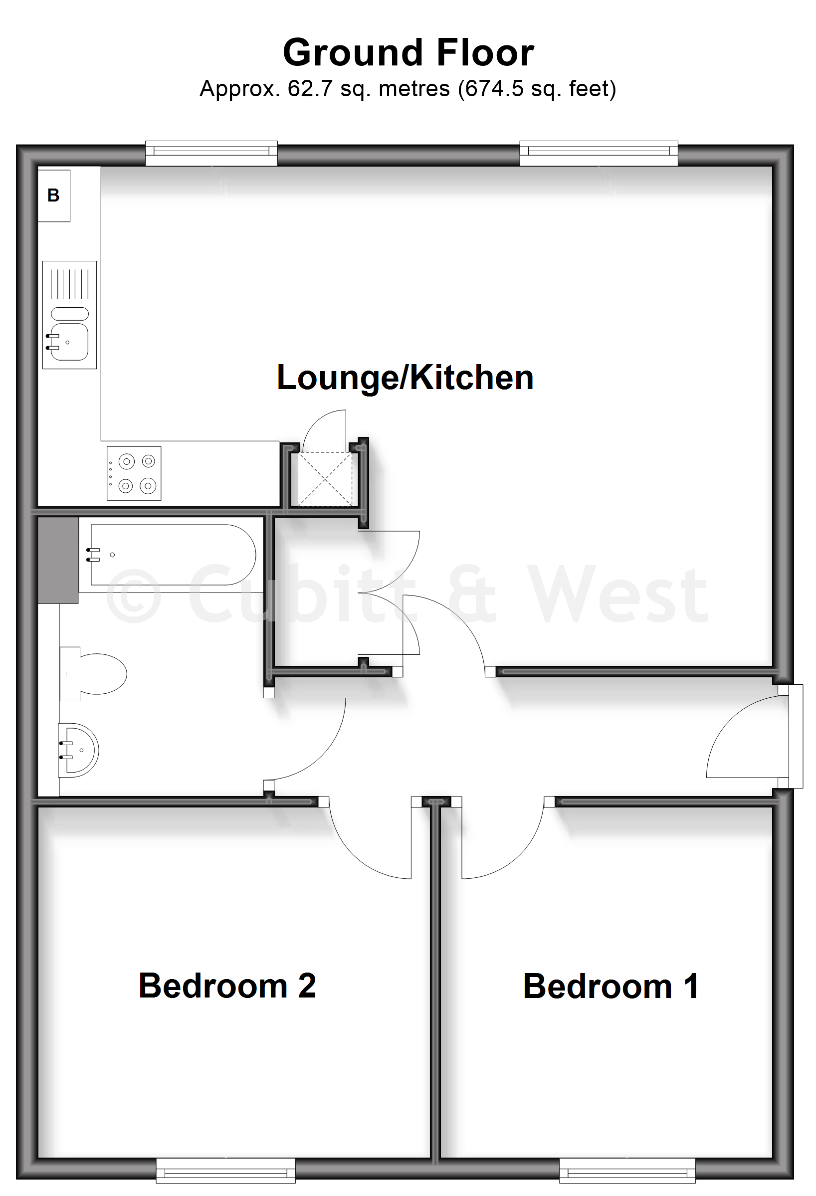36, New Bridge Road, Cranleigh floorplan