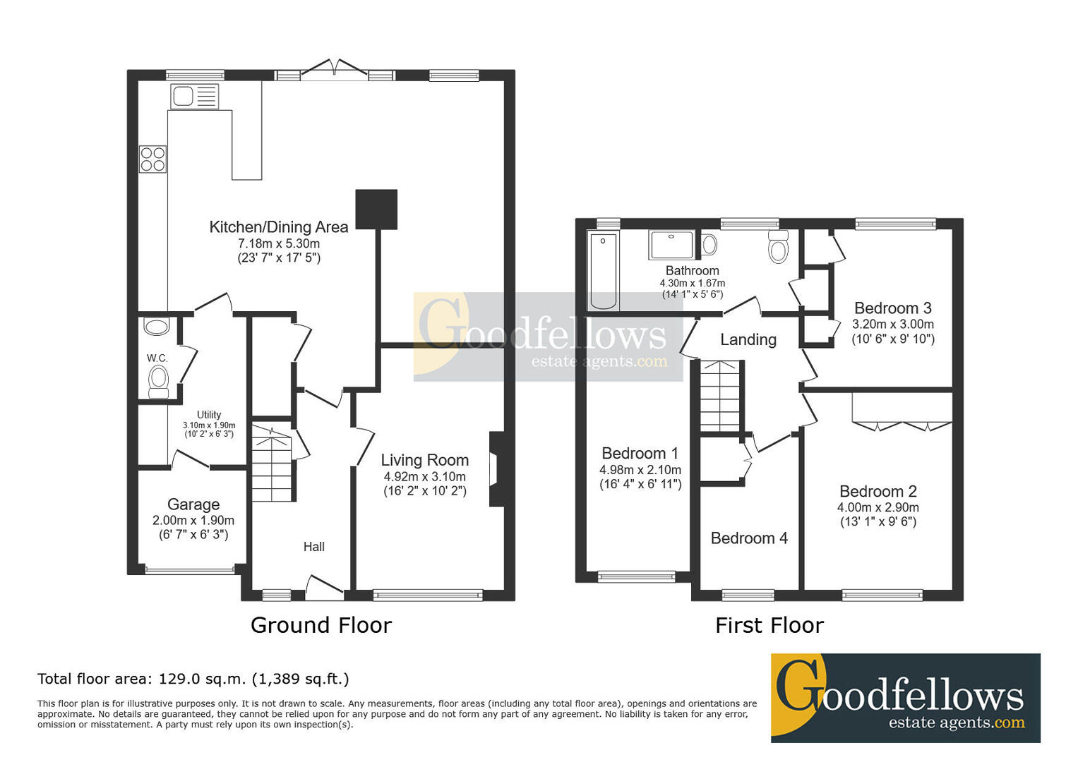 33, Ladywell Way, Newcastle upon Tyne floorplan