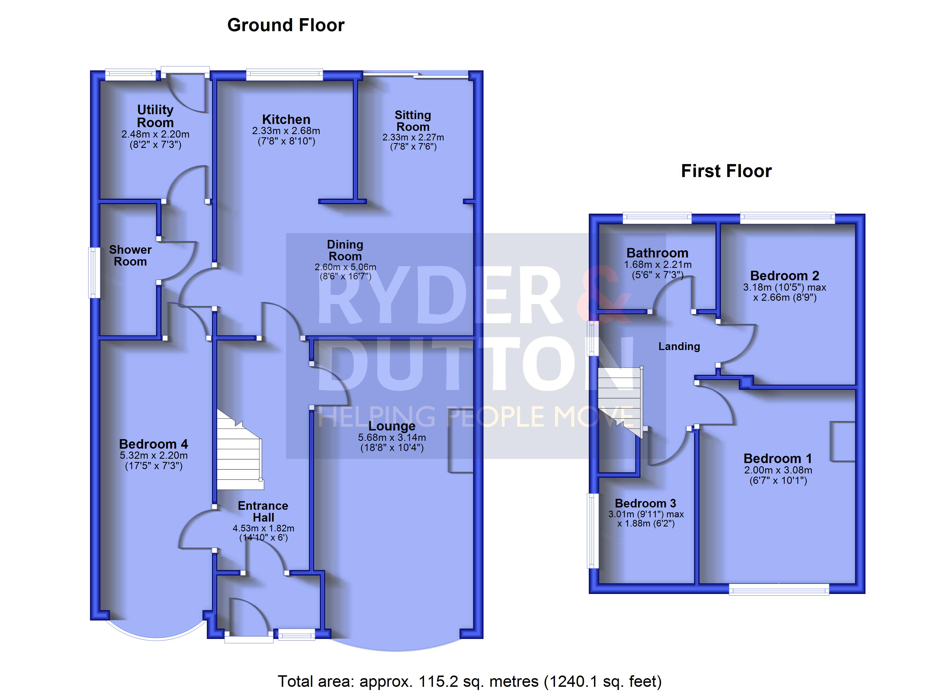 40, Warwick Road, Manchester floorplan