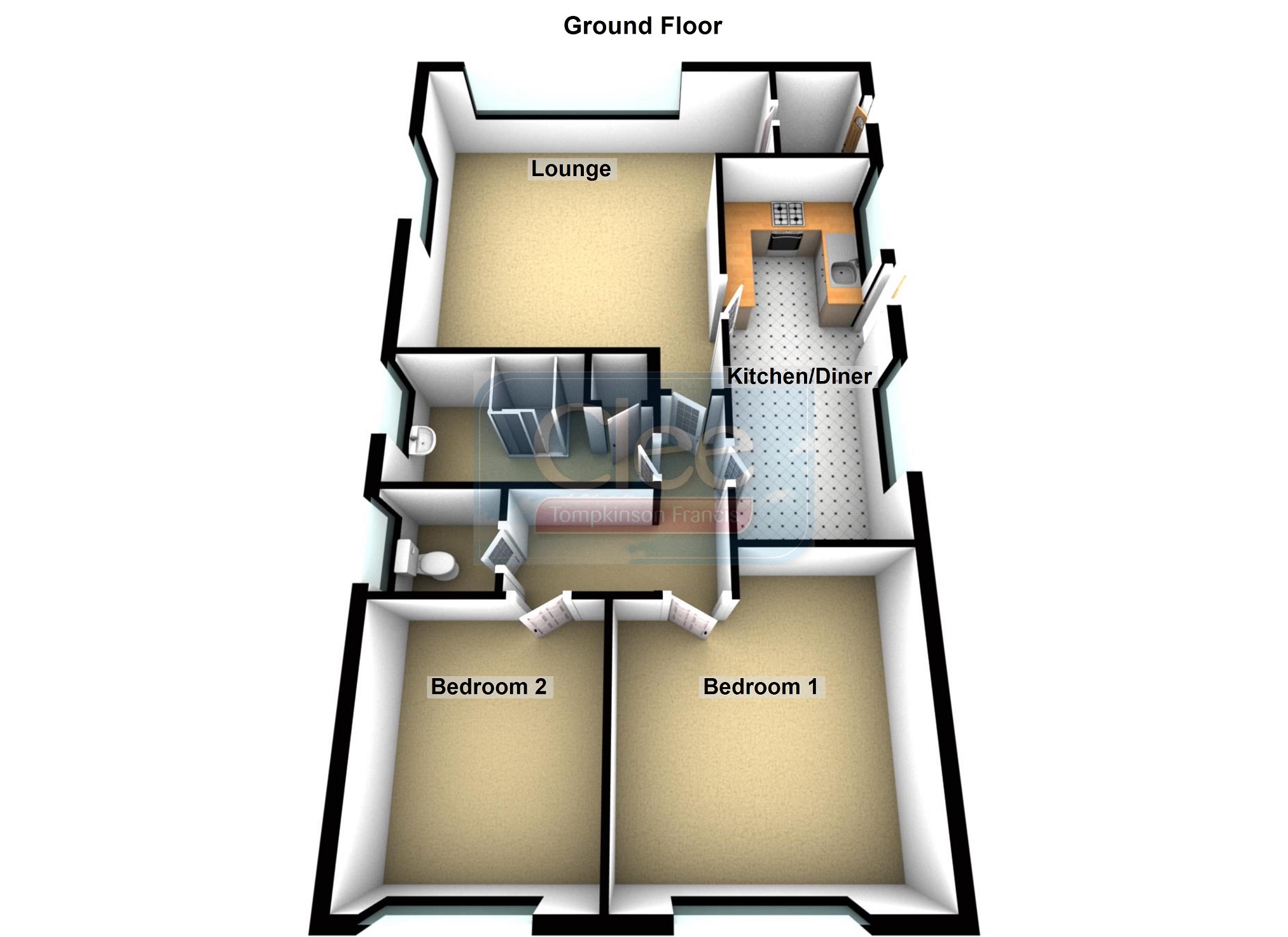 2, Benedict Close, Neath floorplan