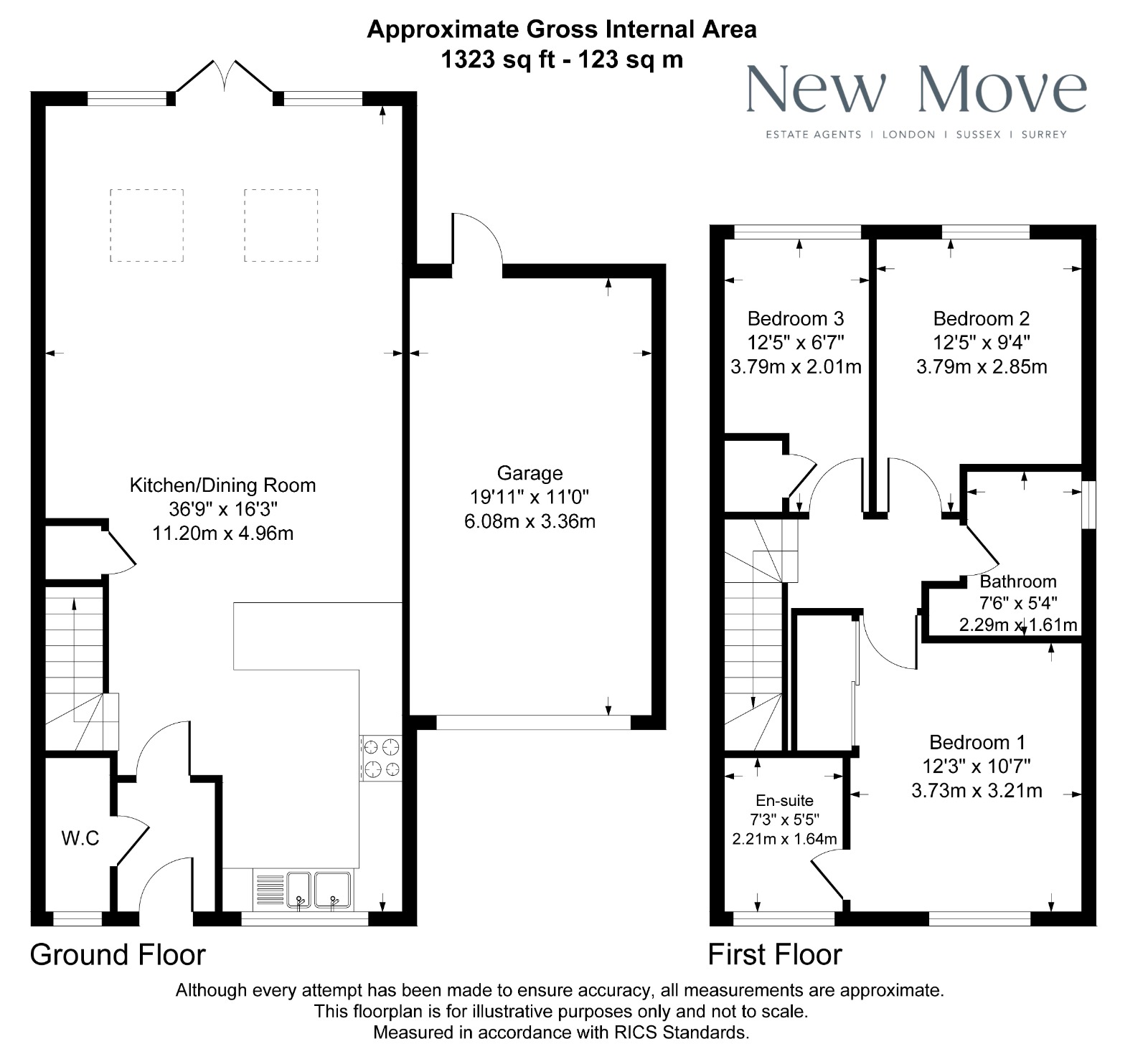 3 The Glebe, Yalding, Maidstone floorplan
