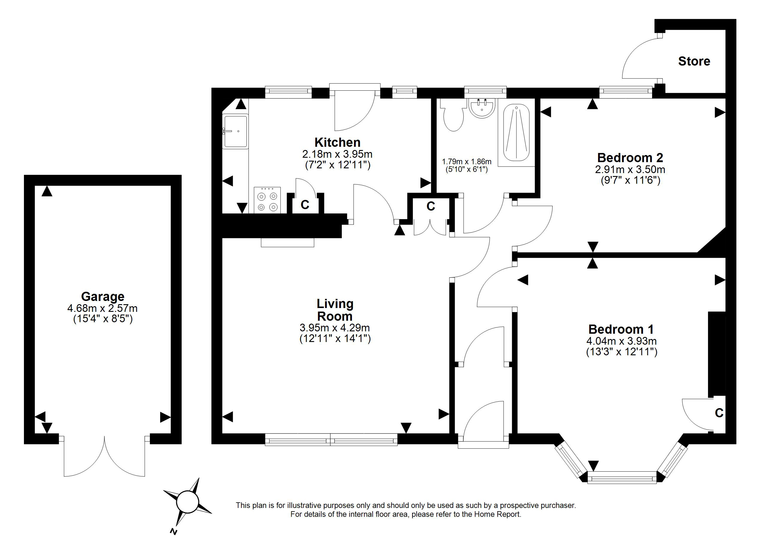49, Eighth Street, Newtongrange floorplan