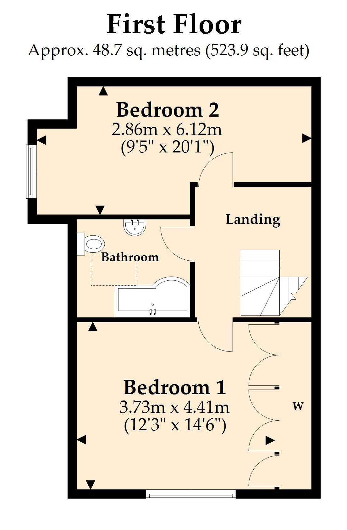 17, Priory Road, Ferndown floorplan