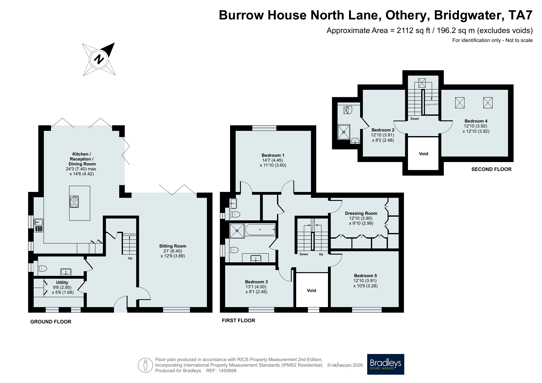 Burrow House,, North Lane, Bridgwater floorplan
