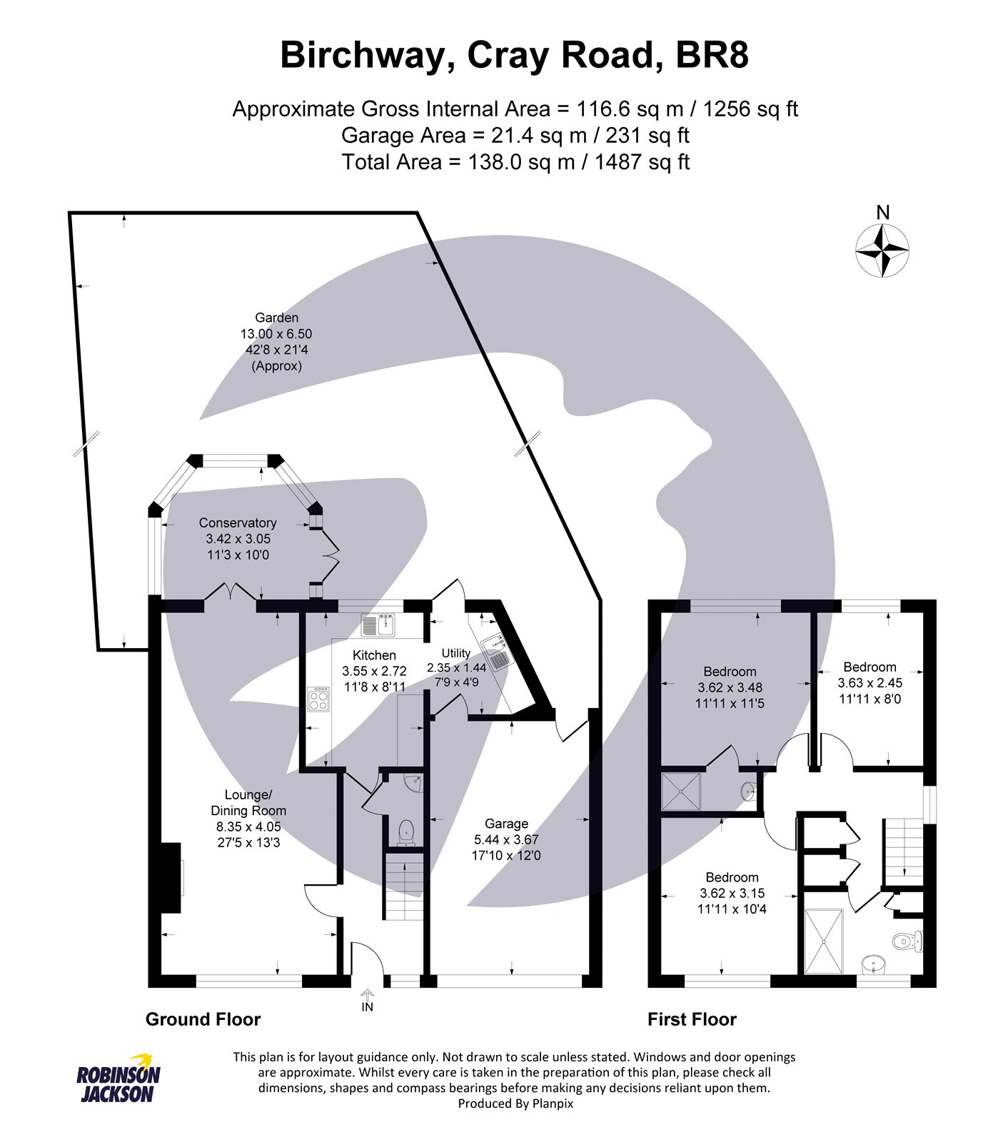 Birchway,, Cray Road, Crockenhill floorplan