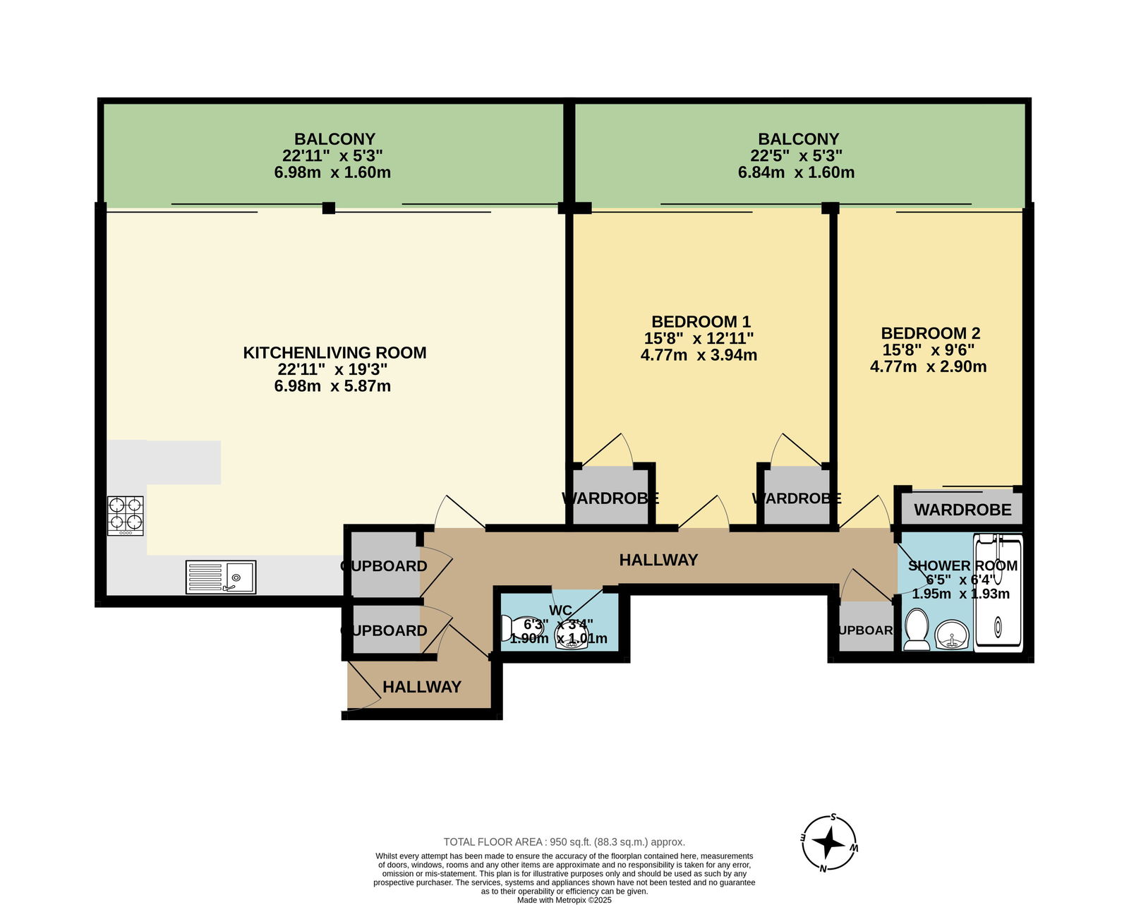 Ocean Court,Flat 5, Richmond Walk, Plymouth floorplan