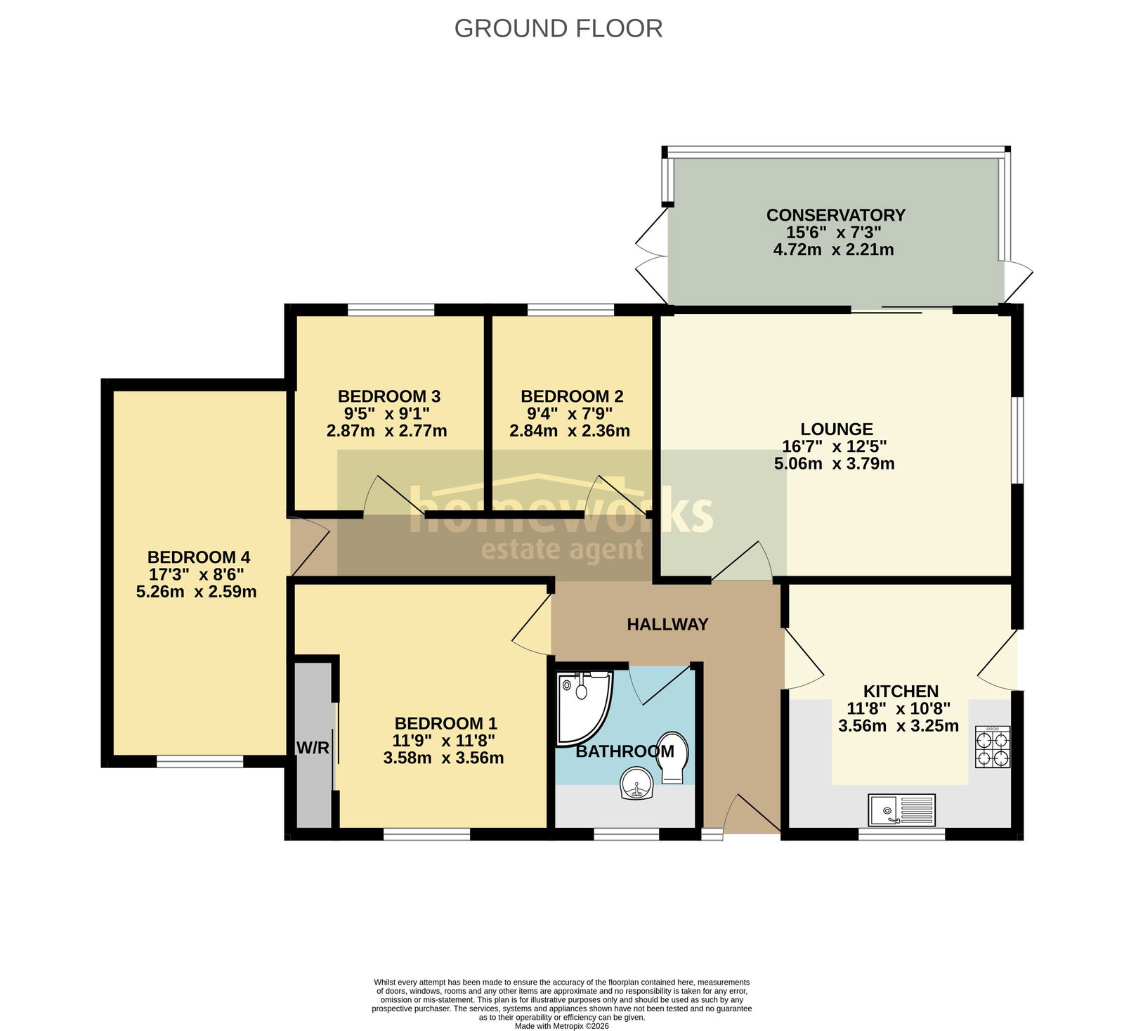 34, Highfield Road, Dereham floorplan