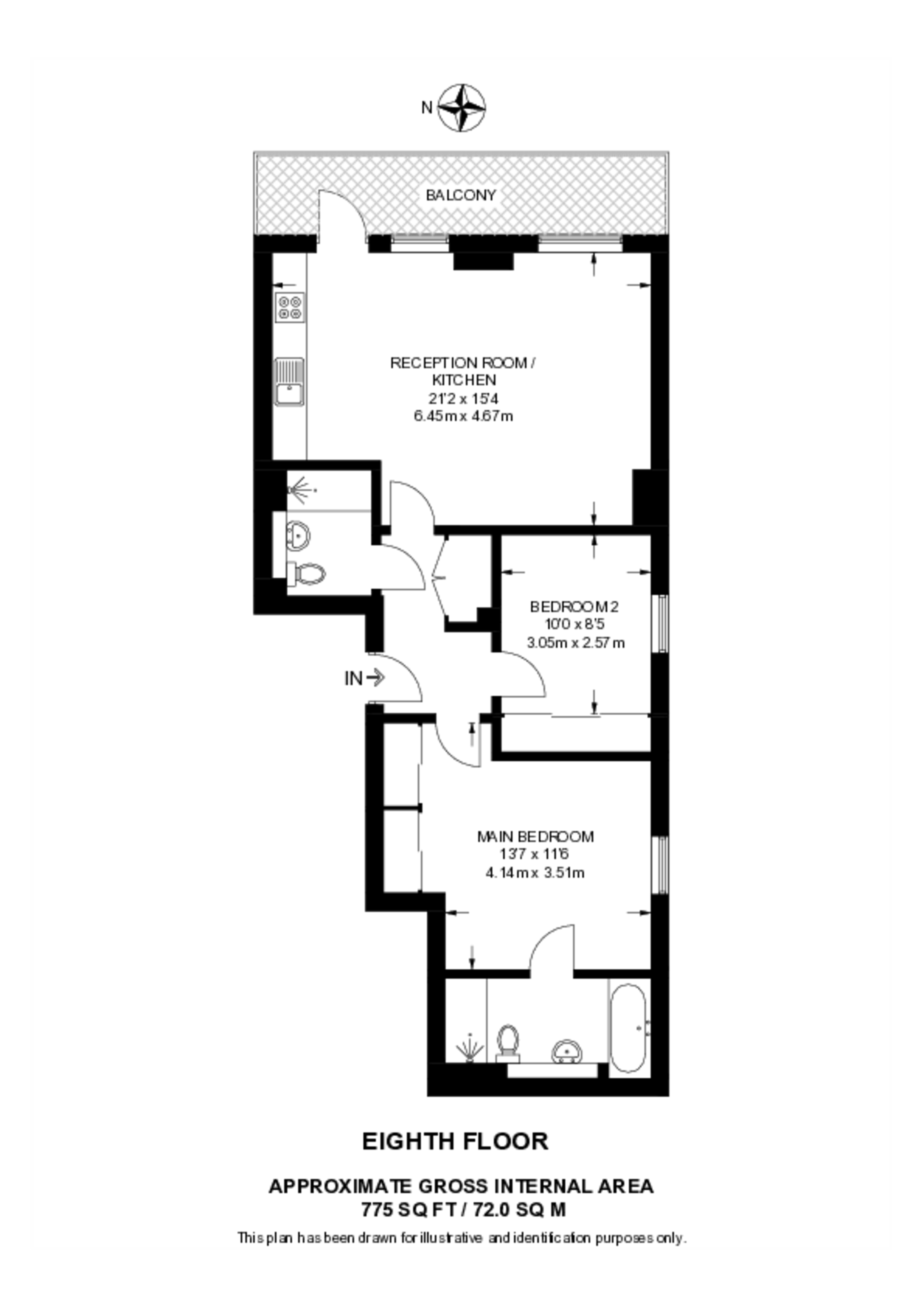 Provost Street, N1, Hoxton floorplan