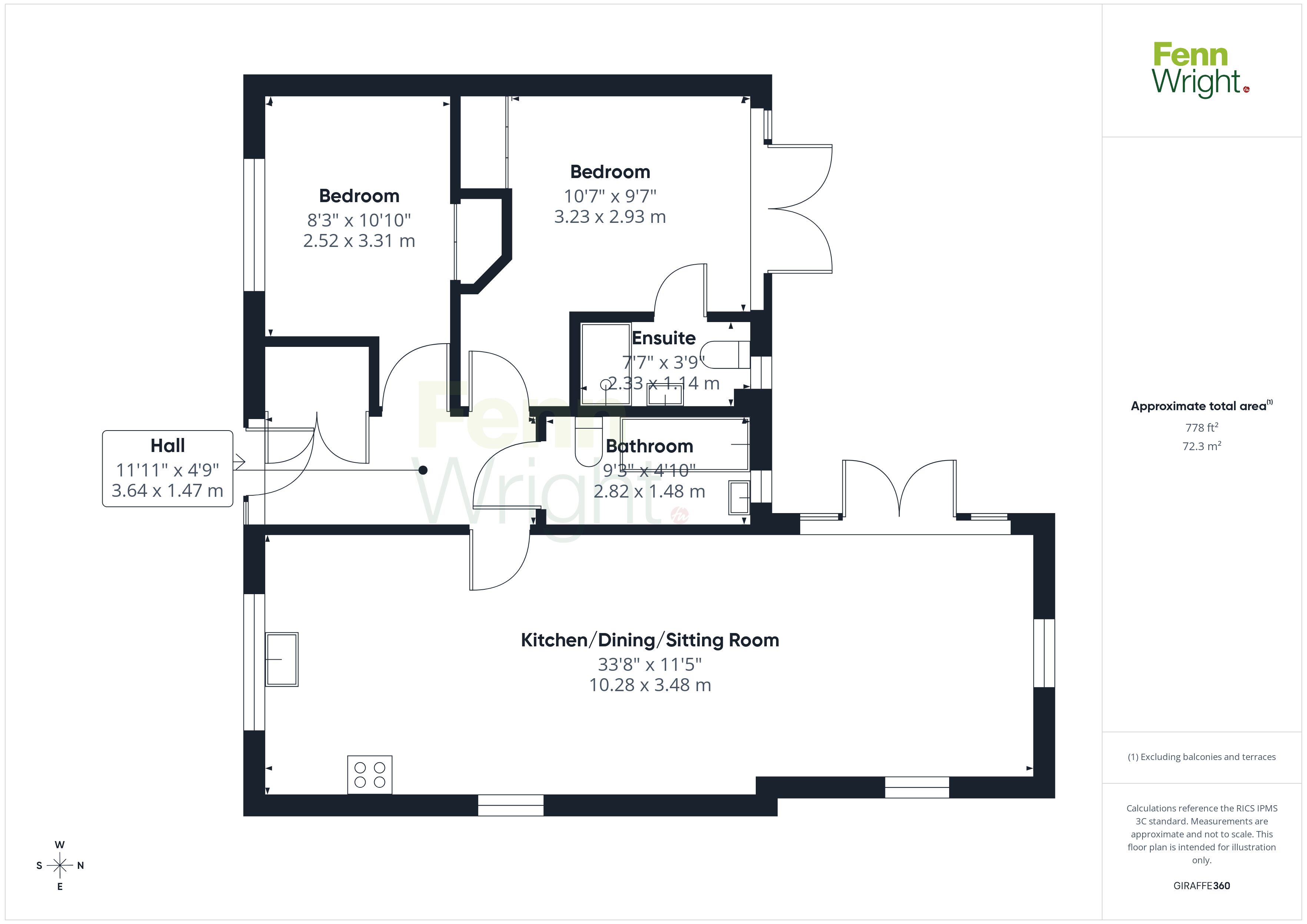 16, Nightingale Close, Woodbridge floorplan