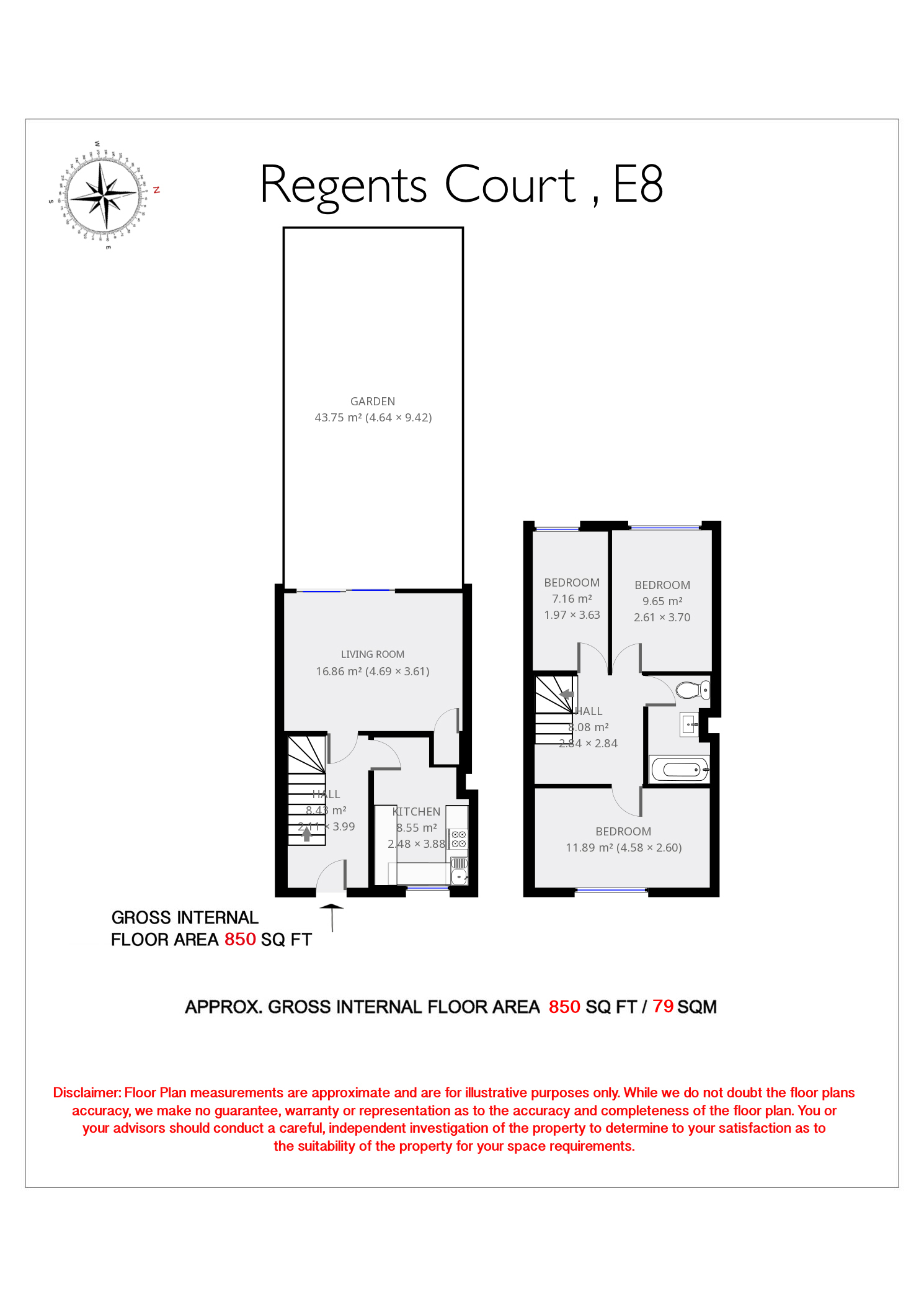 3 Bedrooms Flat to rent in Pownall Road, London E8