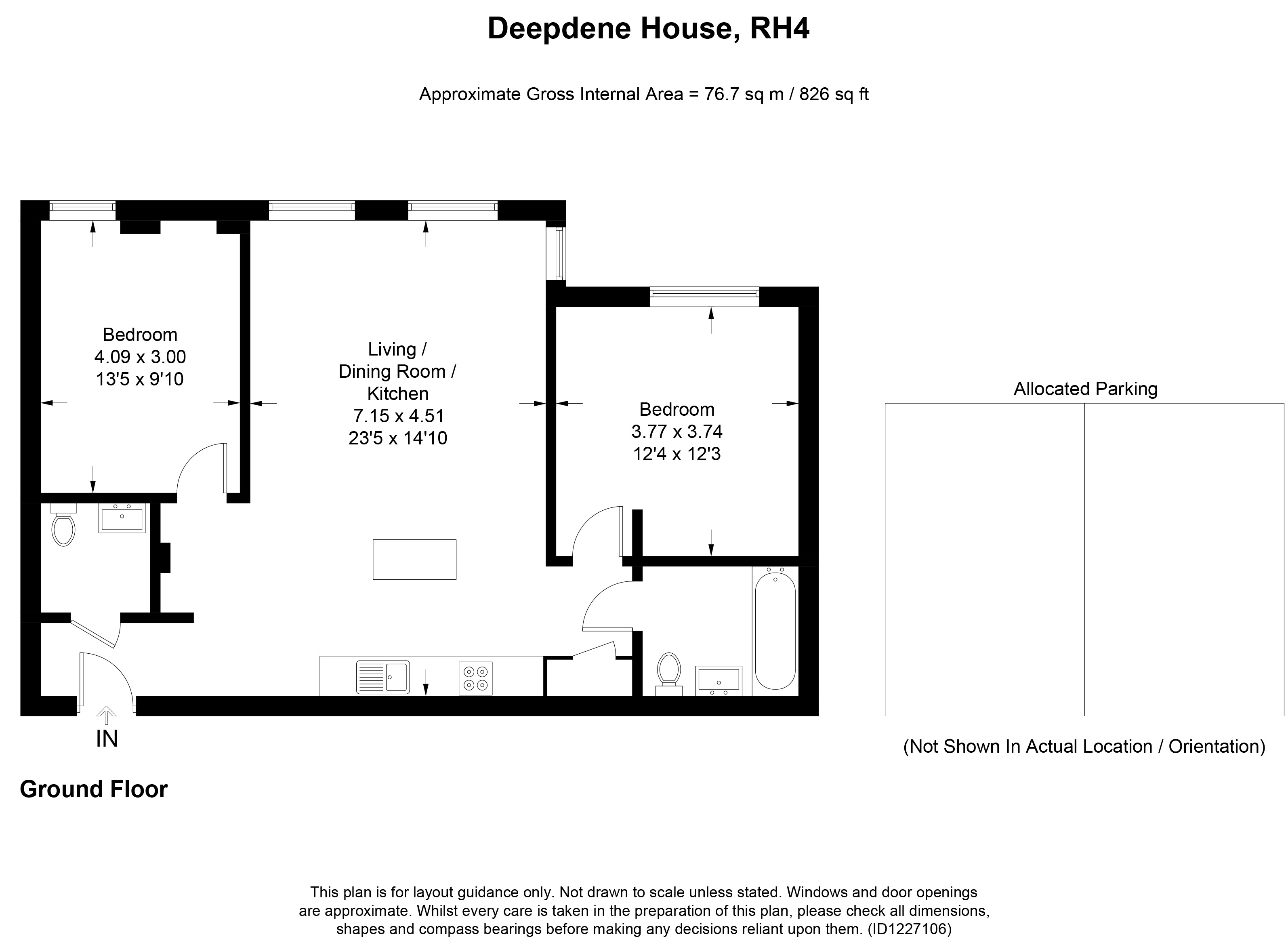 5 Deepdene House, Deepdene Avenue, Dorking floorplan