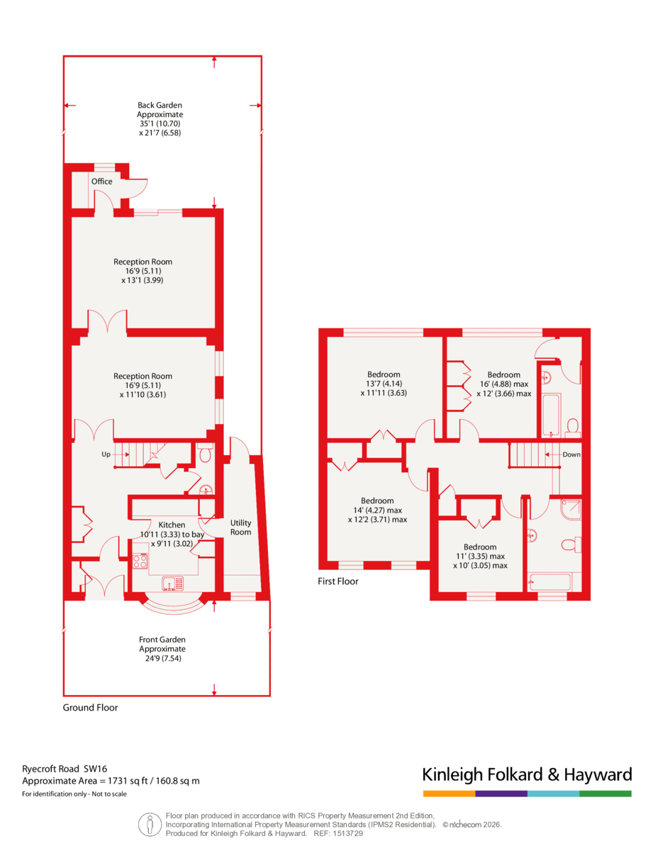 80, Ryecroft Road, London floorplan