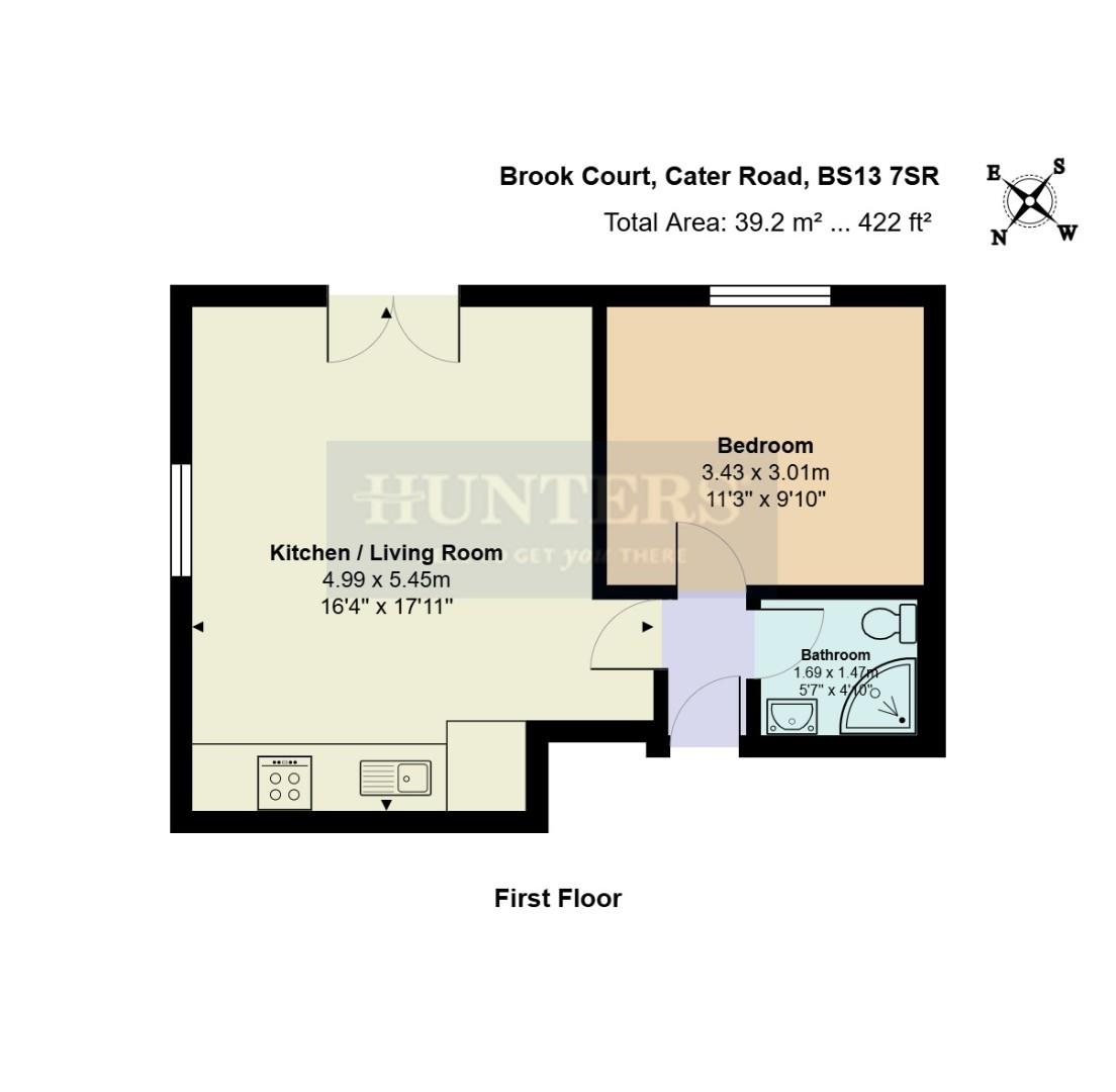 20, Brook Court, Cater Road, Bristol floorplan