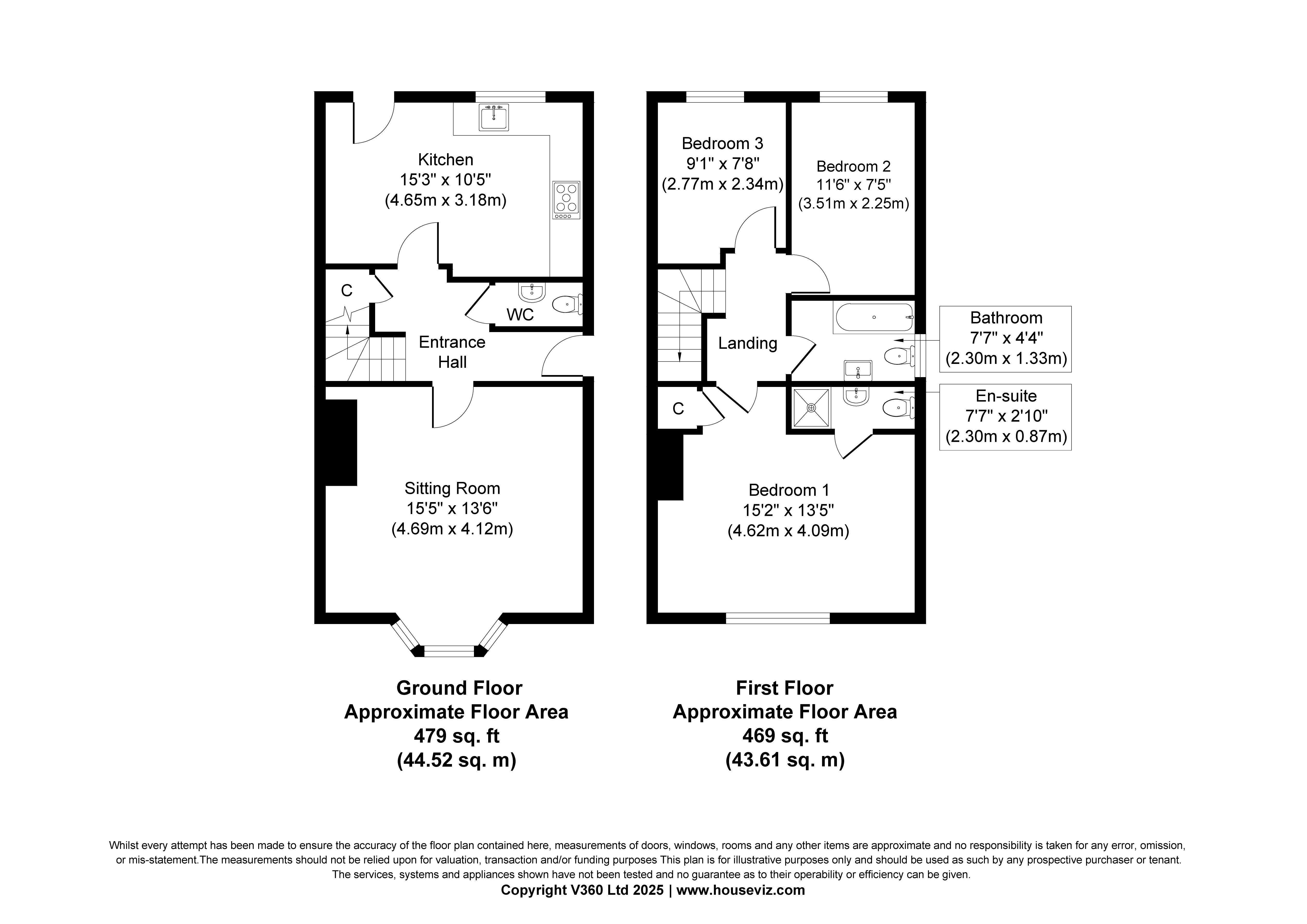 Bareham Cottage, 34a, Cavendish Road, Sudbury floorplan