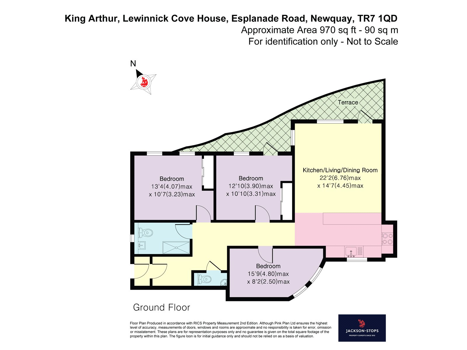 King Arthur, Lewinnick Cove House,, Esplanade Road, Cornwall floorplan
