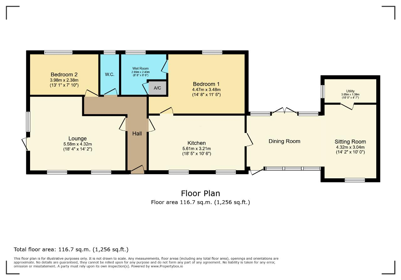 348A, High Road, Wisbech floorplan