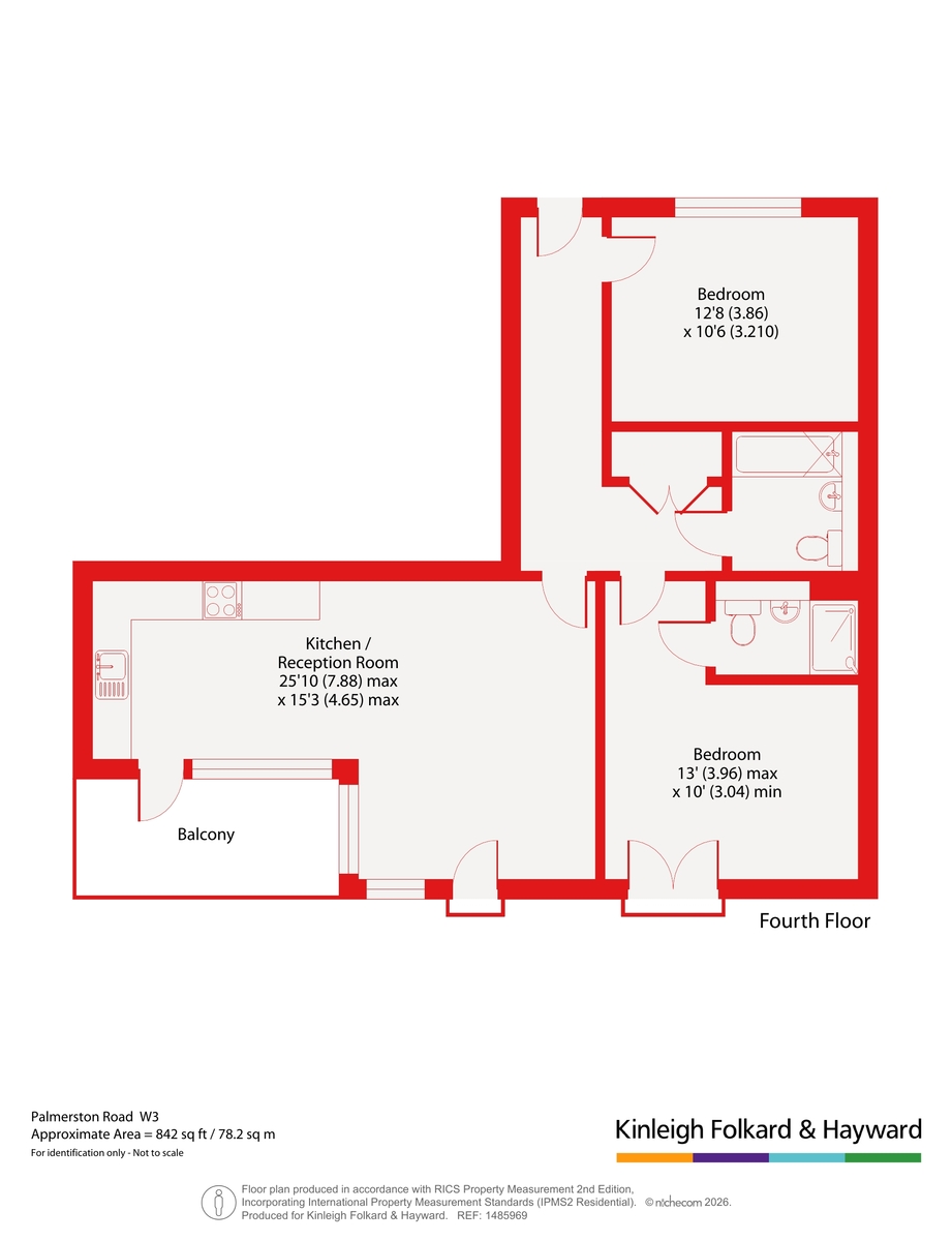 13 Shanklin Court,, Palmerston Road, London floorplan