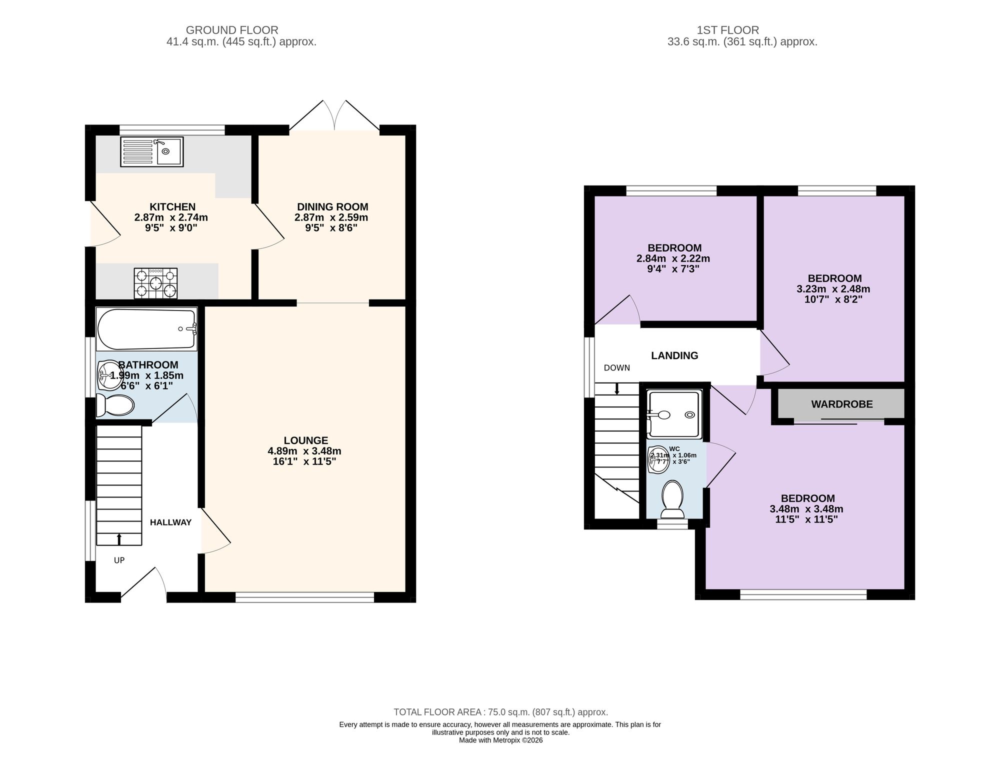 56 Bristol Avenue, Leyland floorplan