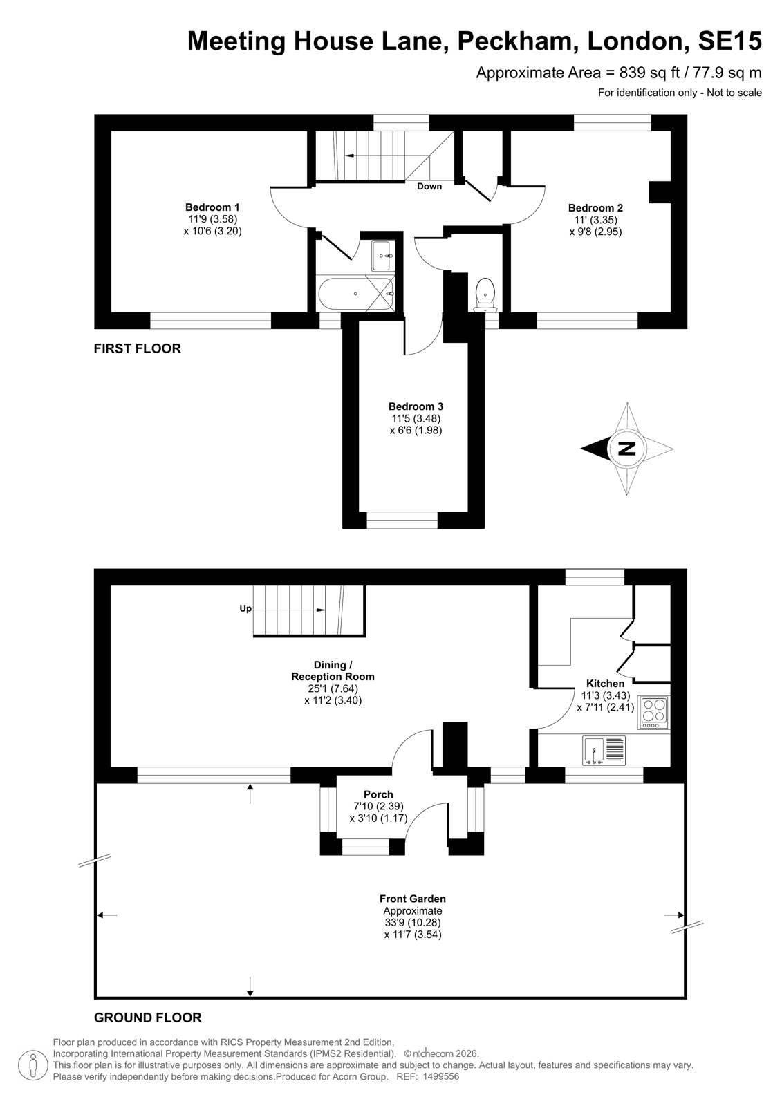 95, Meeting House Lane, London floorplan