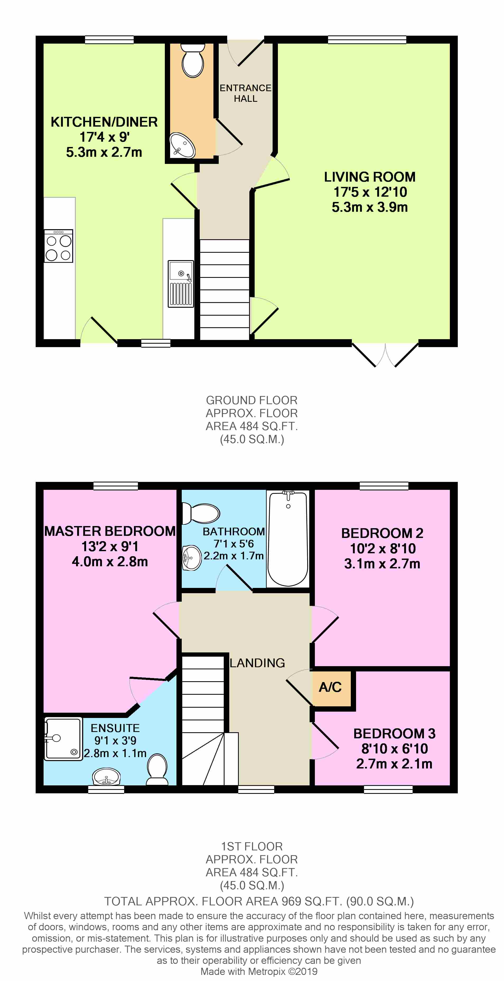 23, Moss Way, Gloucestershire floorplan