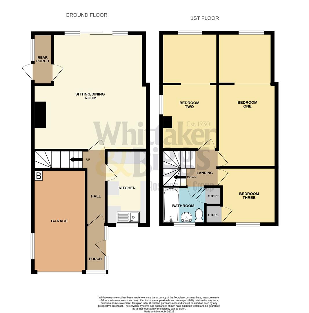 1, St. Edwards Road, Leek floorplan