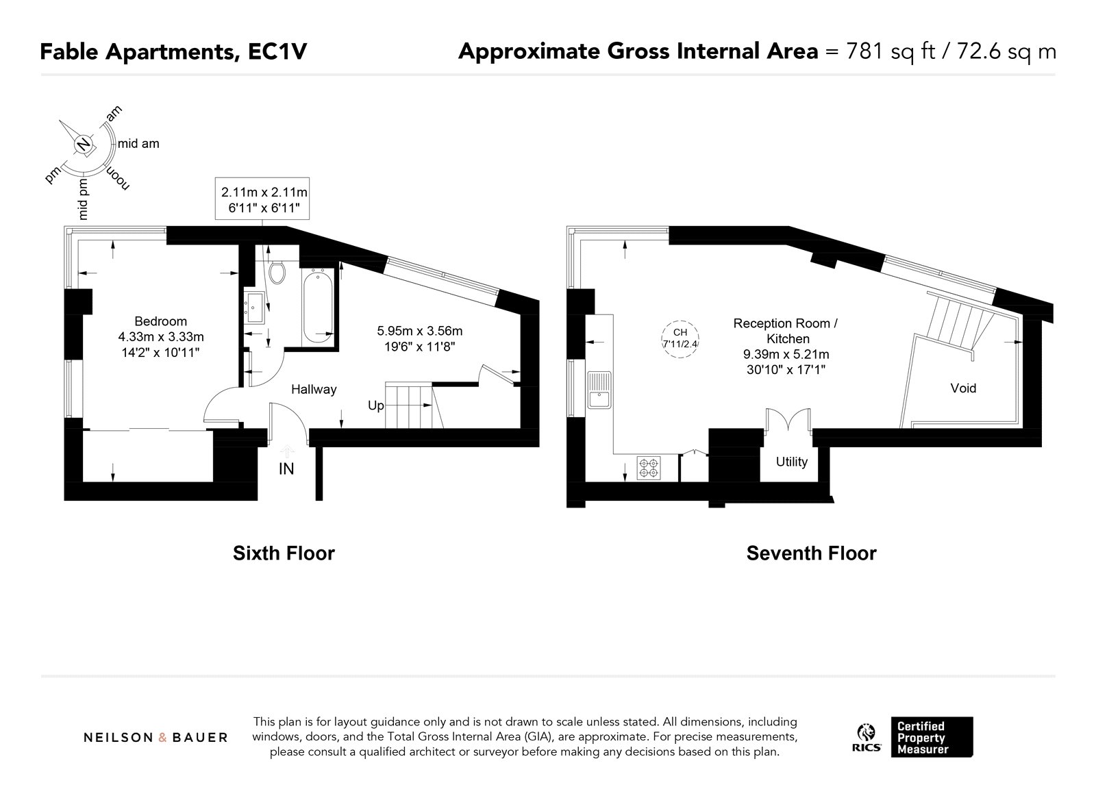 87, Fable Apartments, London floorplan