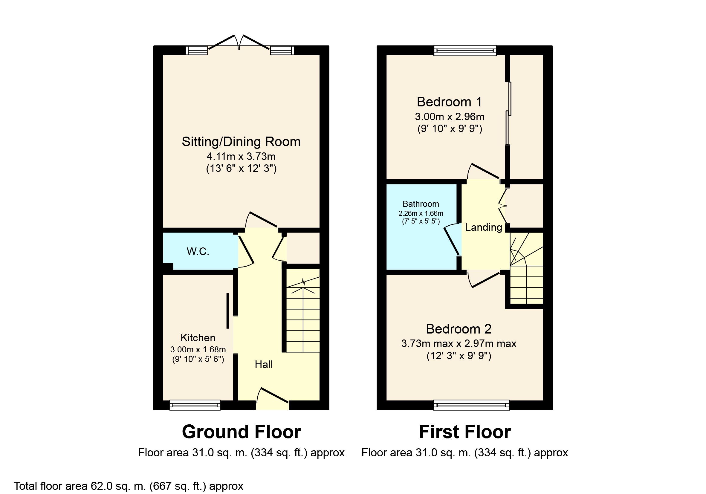 33 Arundale Walk, Horsham floorplan