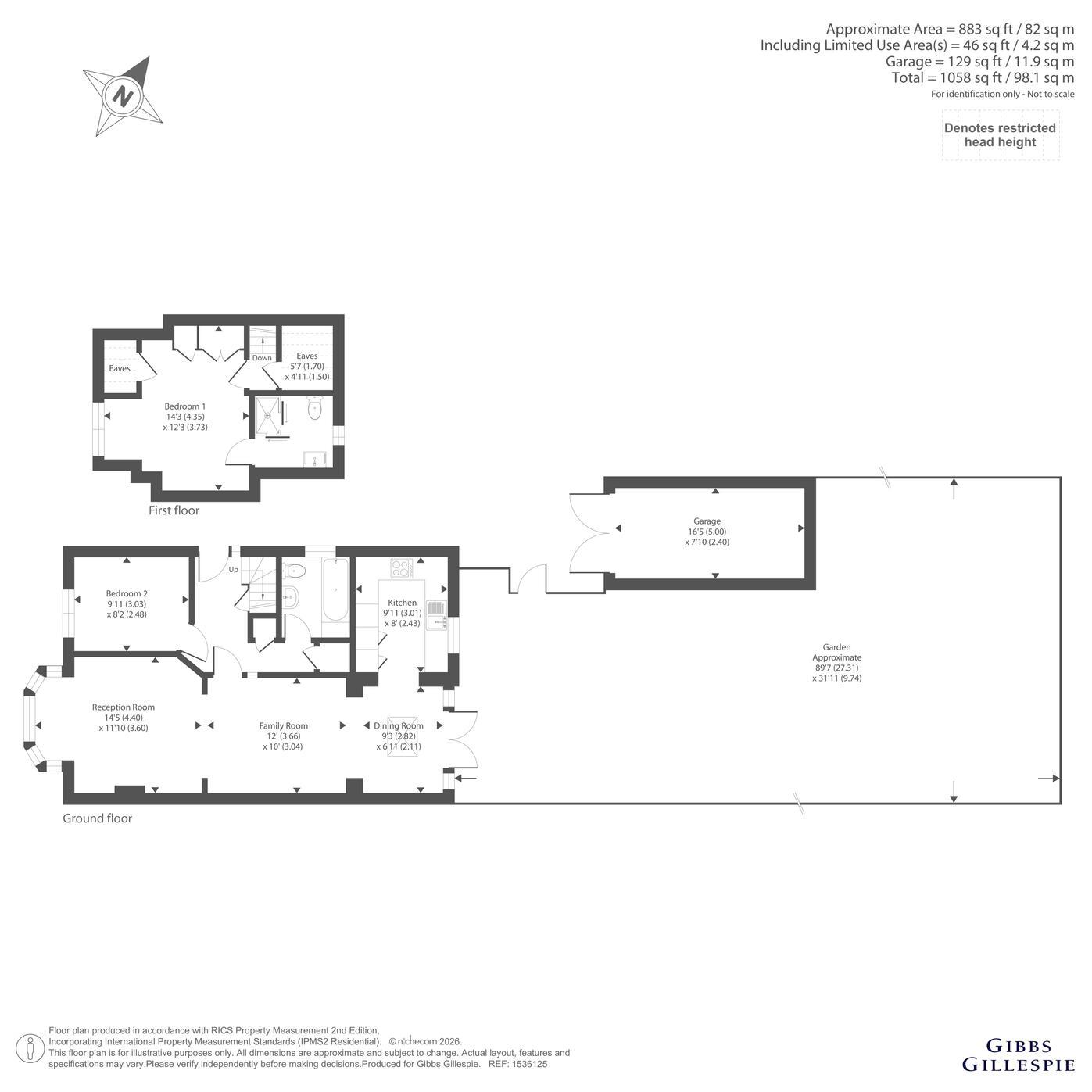 Chartley Avenue, Middlesex floorplan
