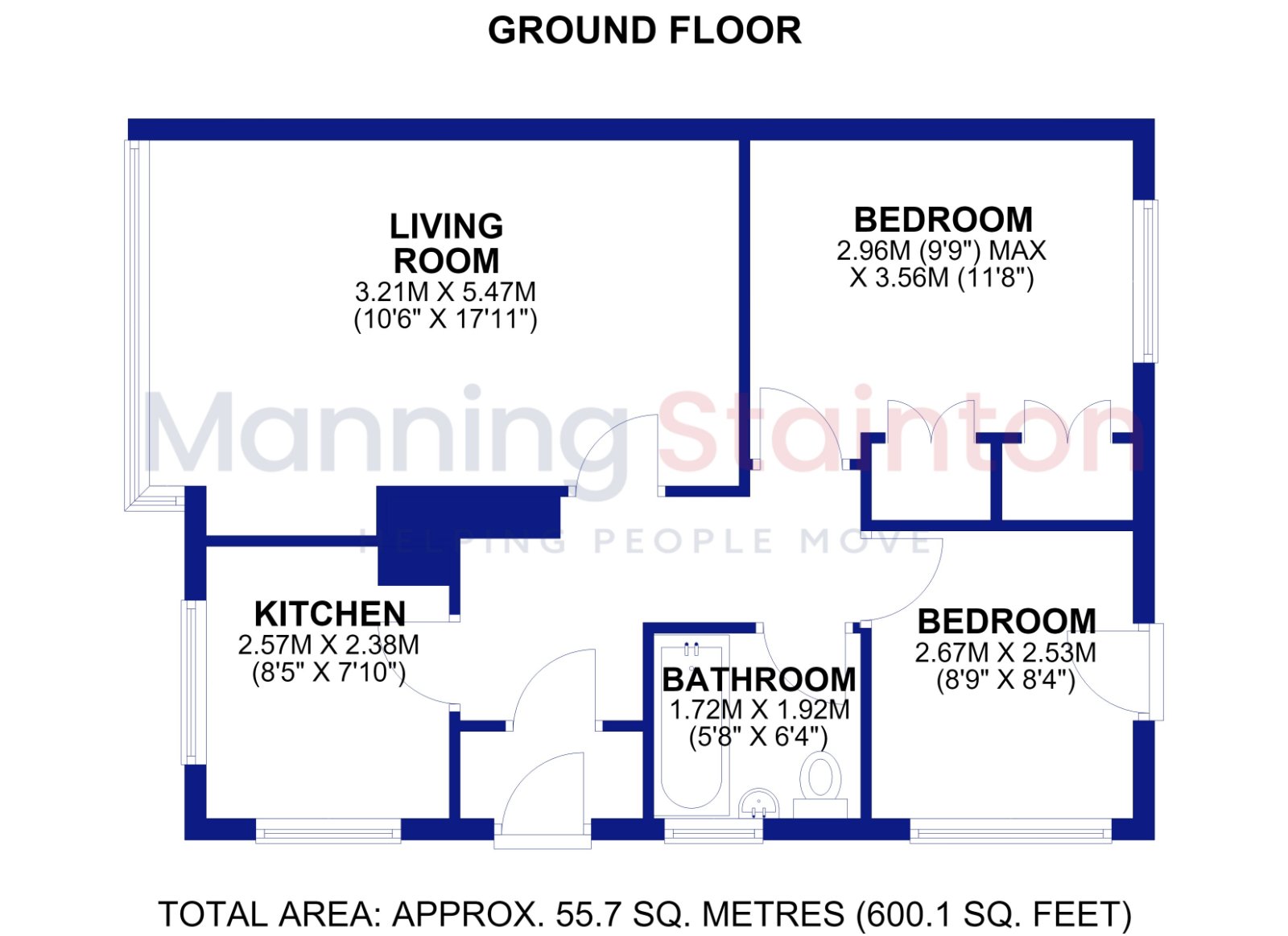 128, Green Lane, Leeds floorplan