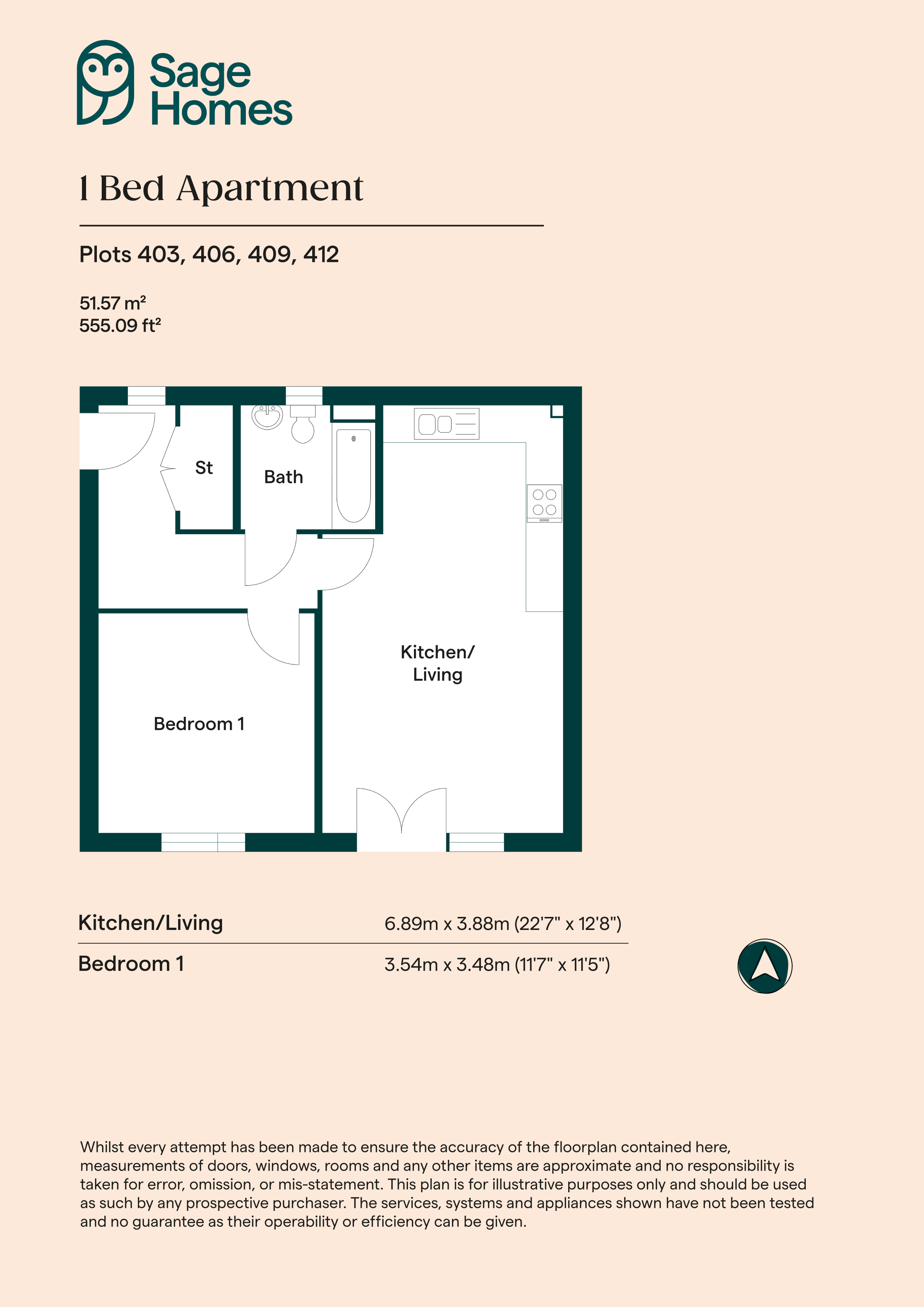 Thorpe Close, Bordon floorplan