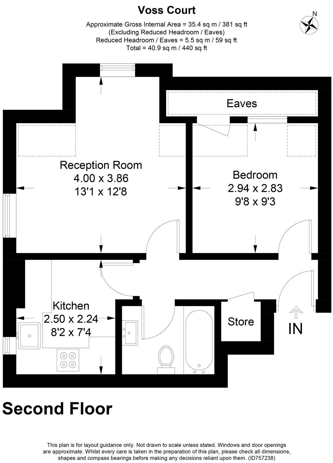 Voss Court, London floorplan