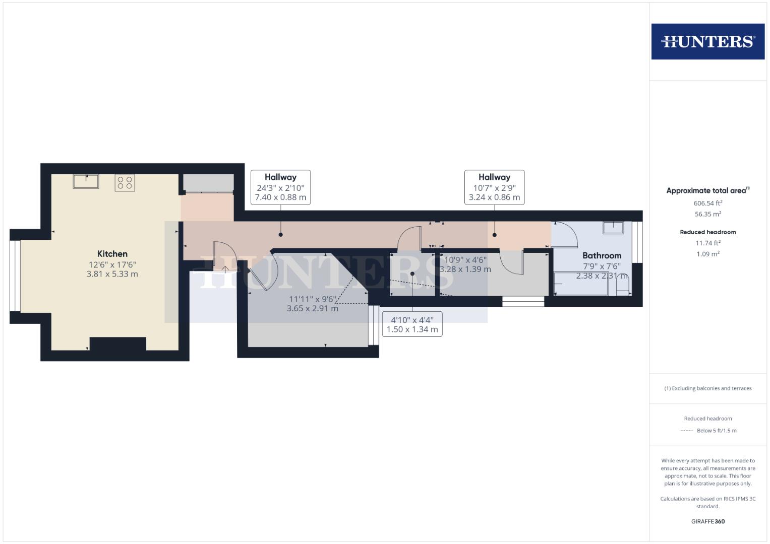 Flat C, 43, West Avenue, Filey floorplan