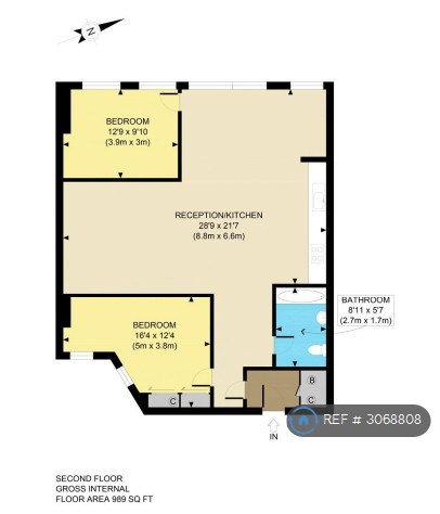 Flat, London floorplan