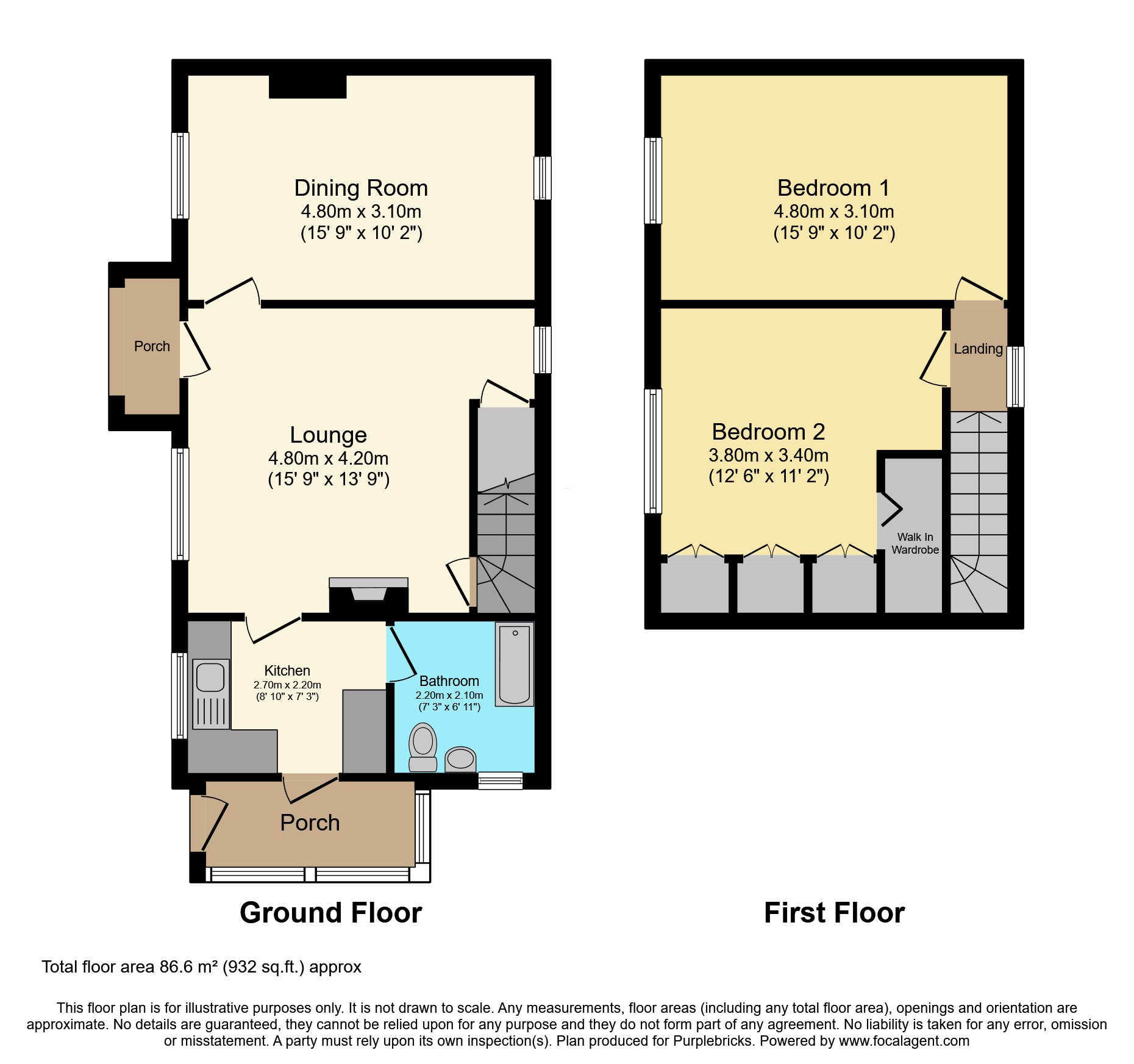 3, The Fold, Rotherham floorplan