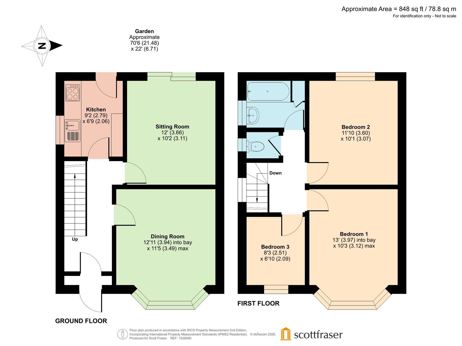 285, Marston Road, Oxford floorplan
