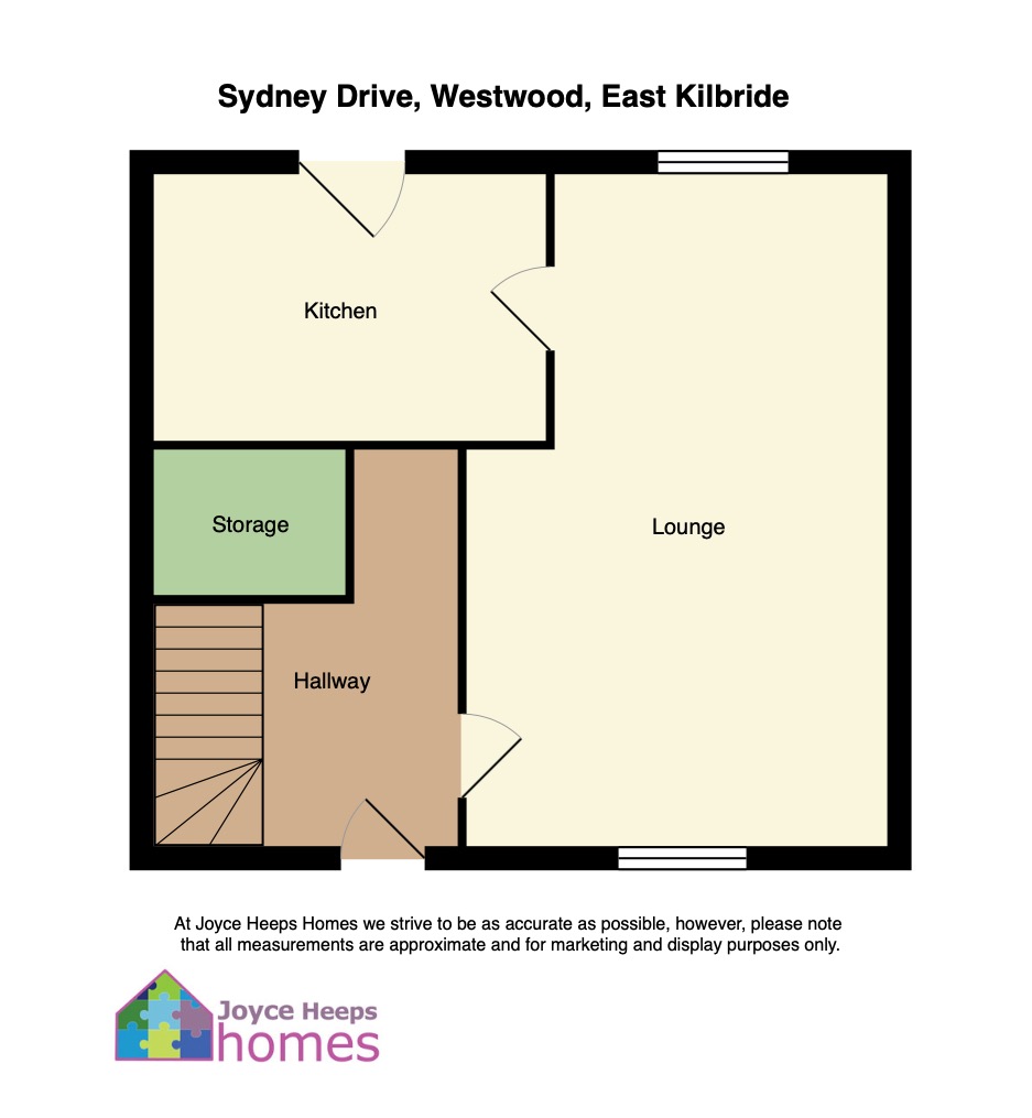 2 Bedrooms End terrace house for sale in Sydney Drive, Westwood, East Kilbride G75