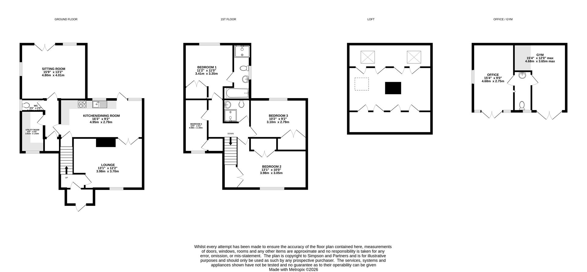17, Tilley Hill Close, Peterborough floorplan