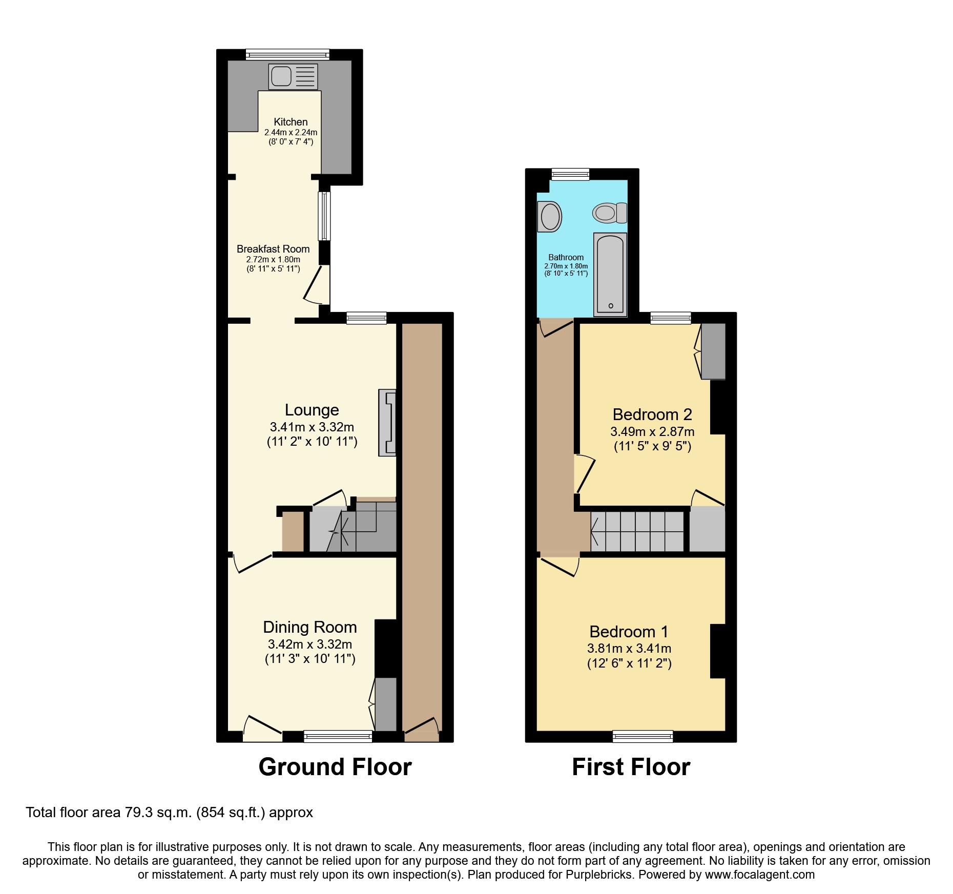 Queens Road, Clarendon Park, Leicester LE2, 2 bedroom end terrace house