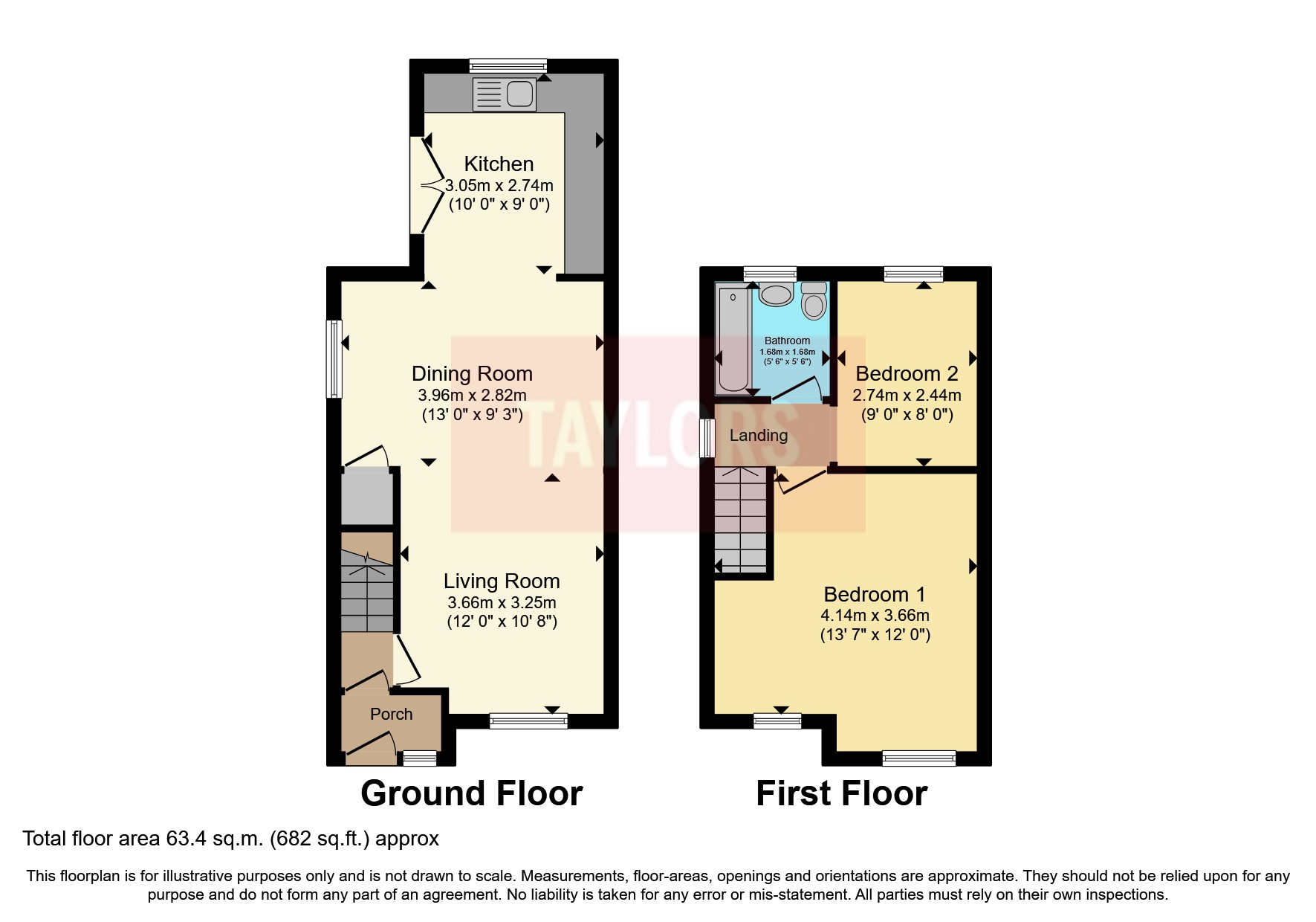 56, Third Avenue, Bedfordshire floorplan