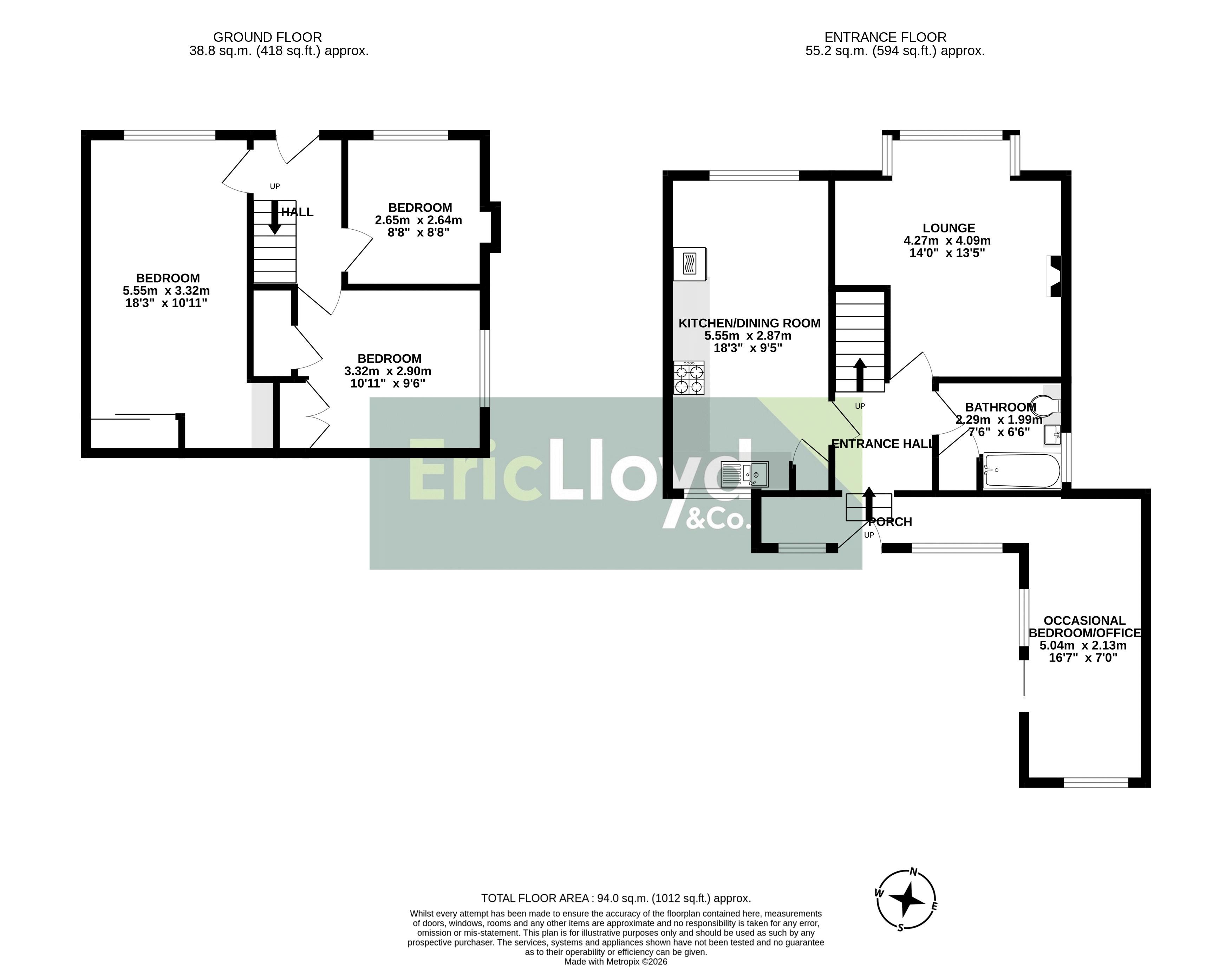 96, Primley Park, Paignton floorplan