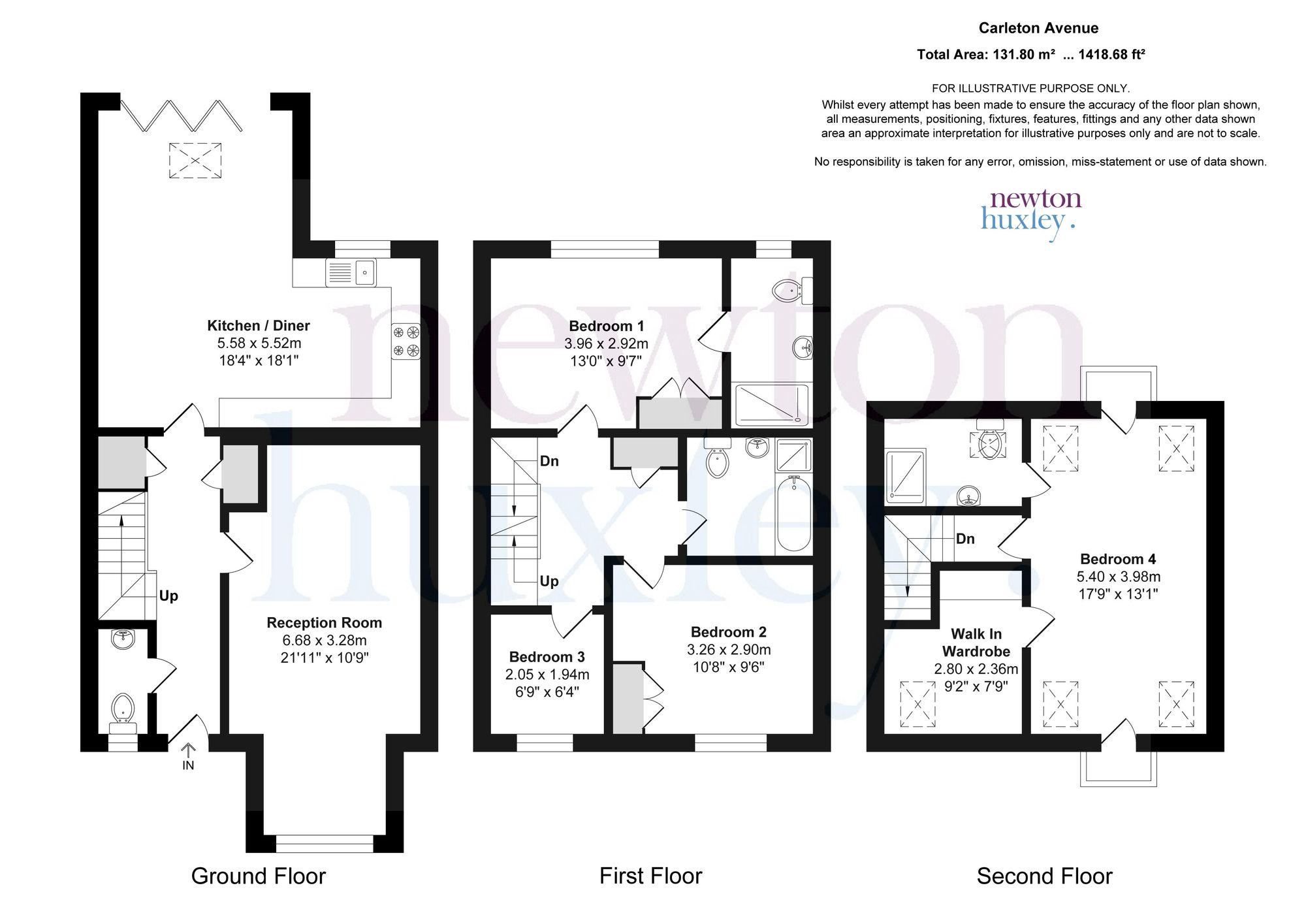 14 Carleton Avenue, East Molesey floorplan